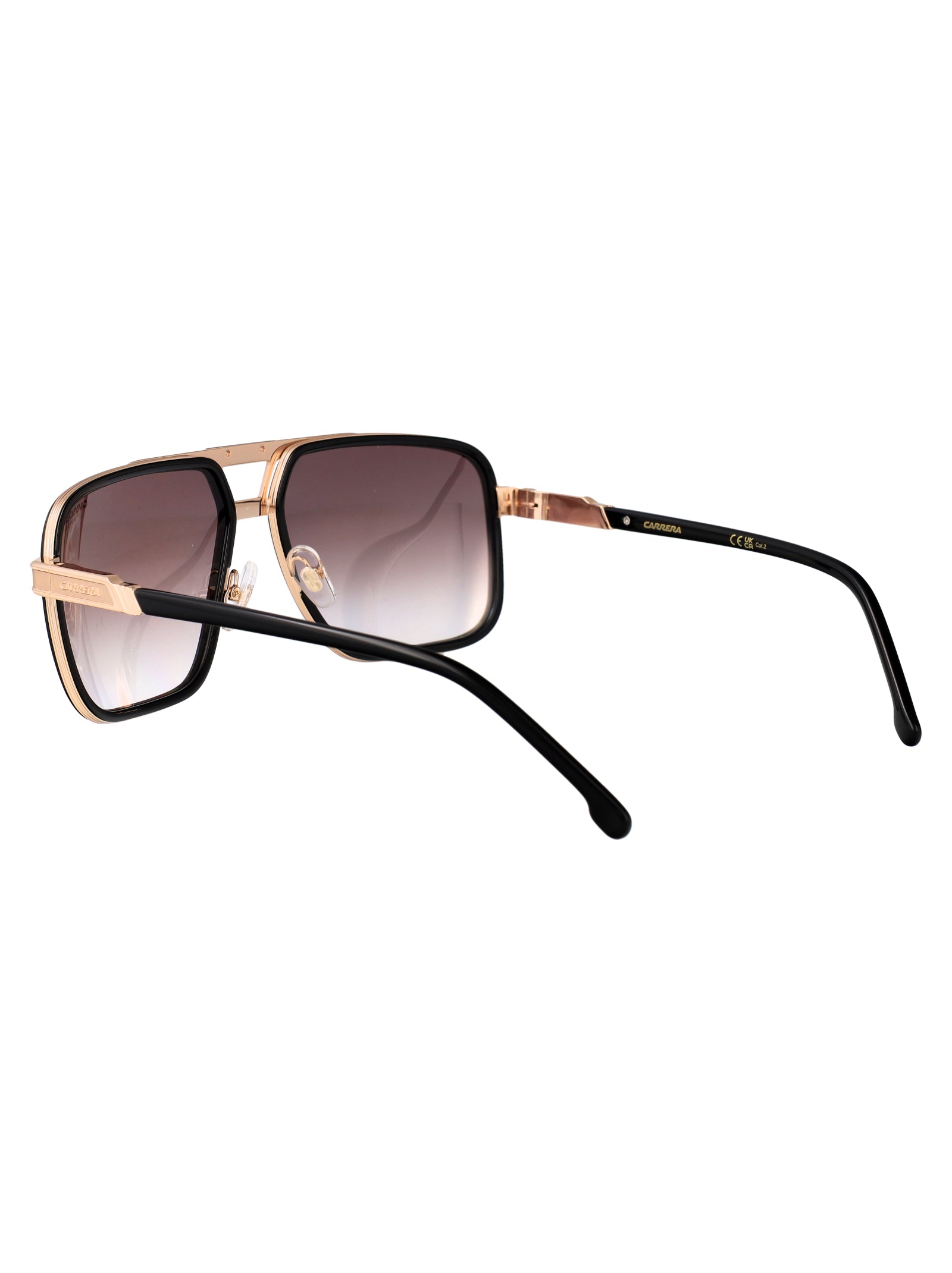Carrera 1071-S Burgundy Black Metal Sunglasses