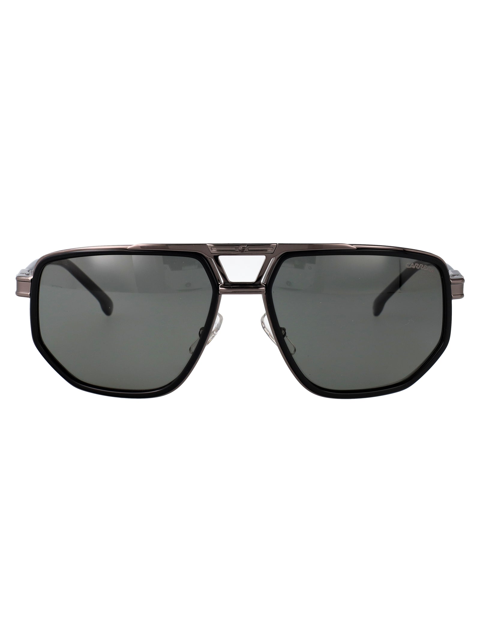 Carrera 1072-S Matte Black Gold Stainless Steel Sunglasses