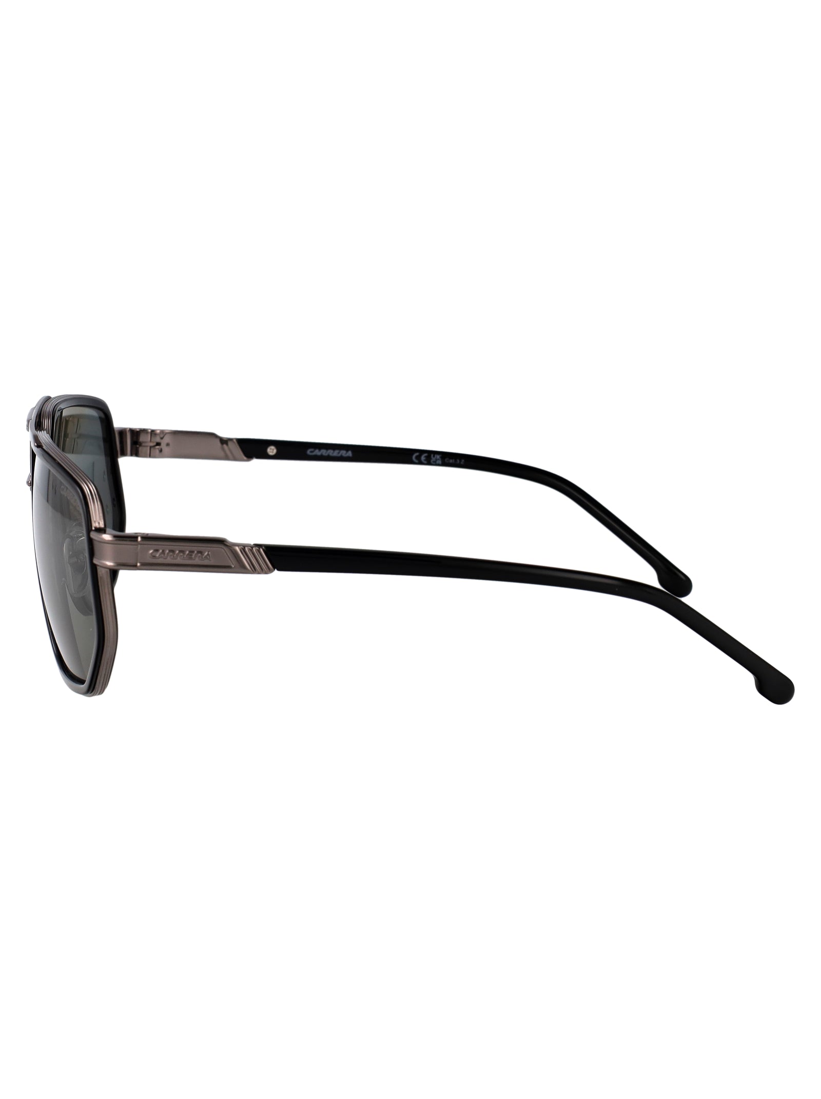 Carrera 1072-S Matte Black Gold Stainless Steel Sunglasses