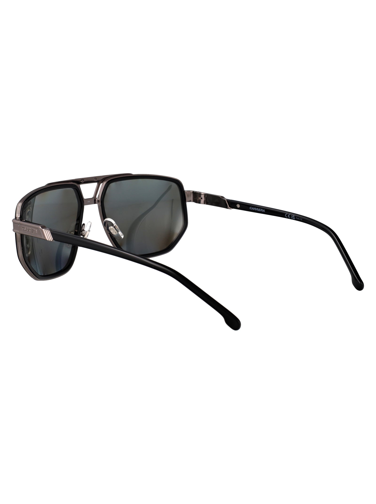 Carrera 1072-S Matte Black Gold Stainless Steel Sunglasses