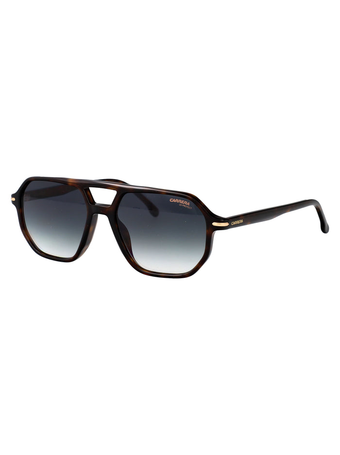 Carrera 341-S Havana Gold Acetate Sunglasses