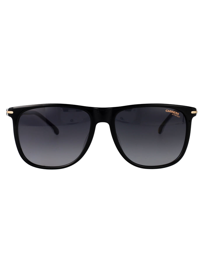 Carrera 349-S Black Blue Horn Acetate Sunglasses