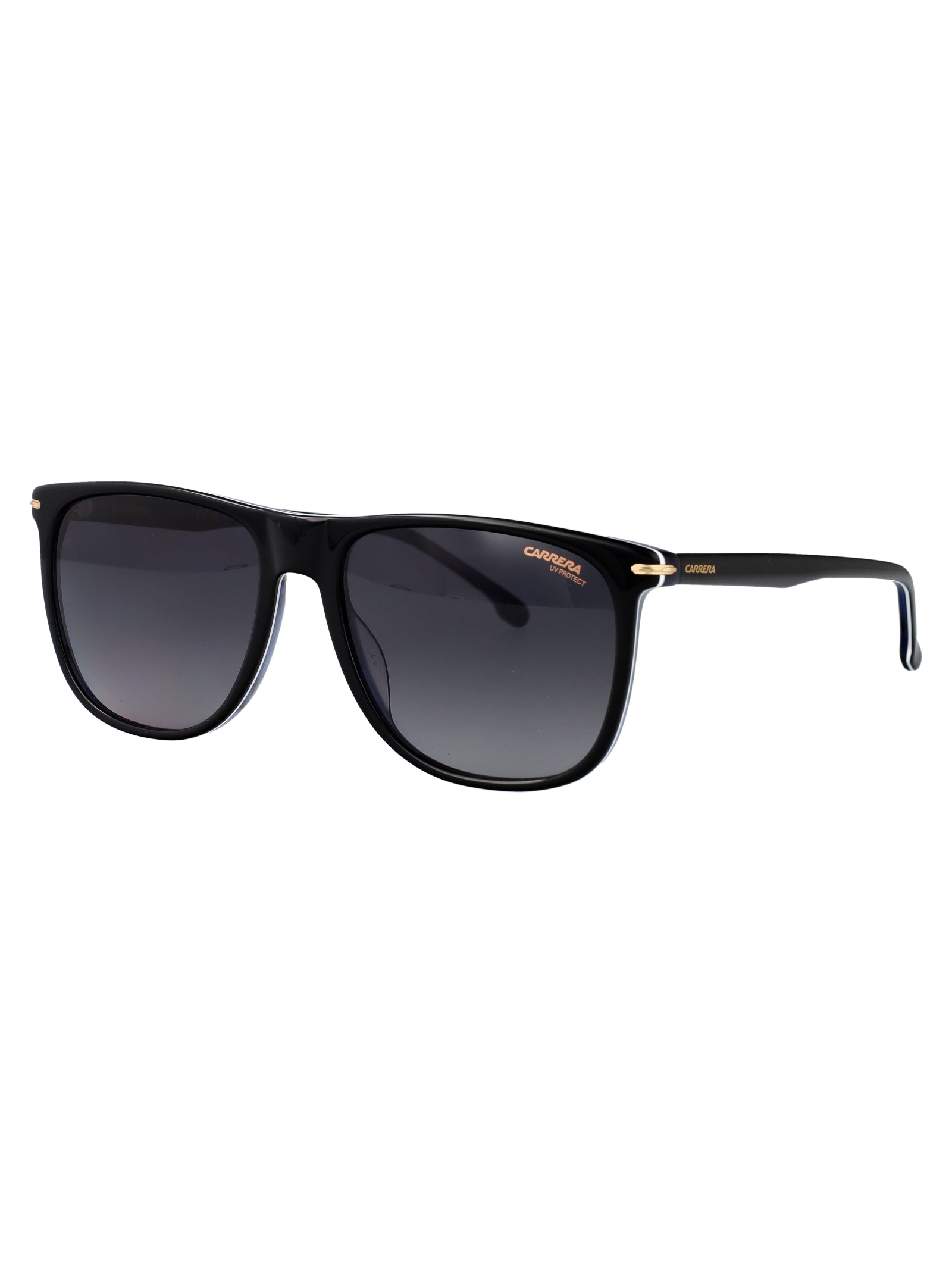 Carrera 349-S Black Blue Horn Acetate Sunglasses