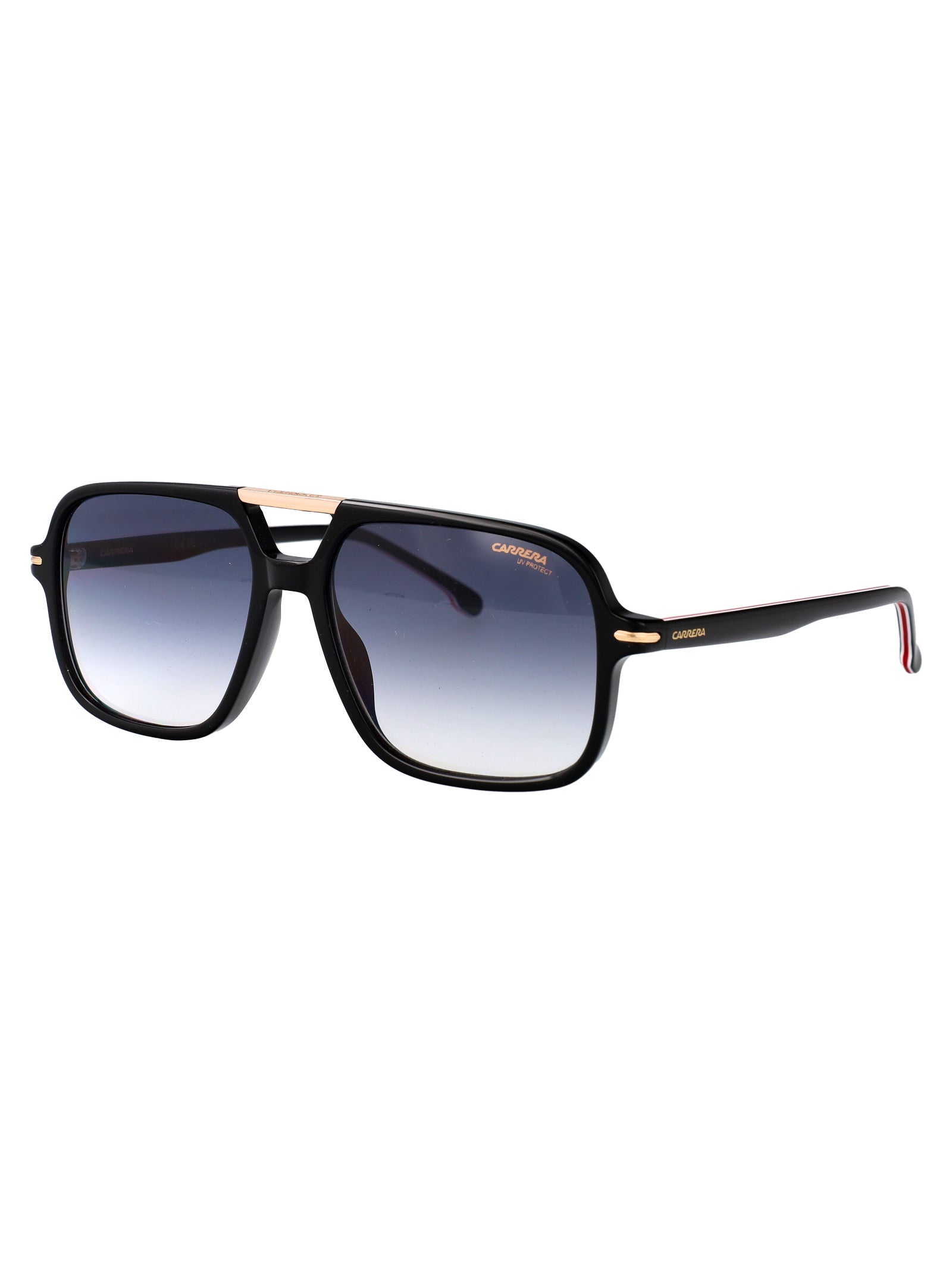 Carrera 350-S Black Gold Acetate Sunglasses