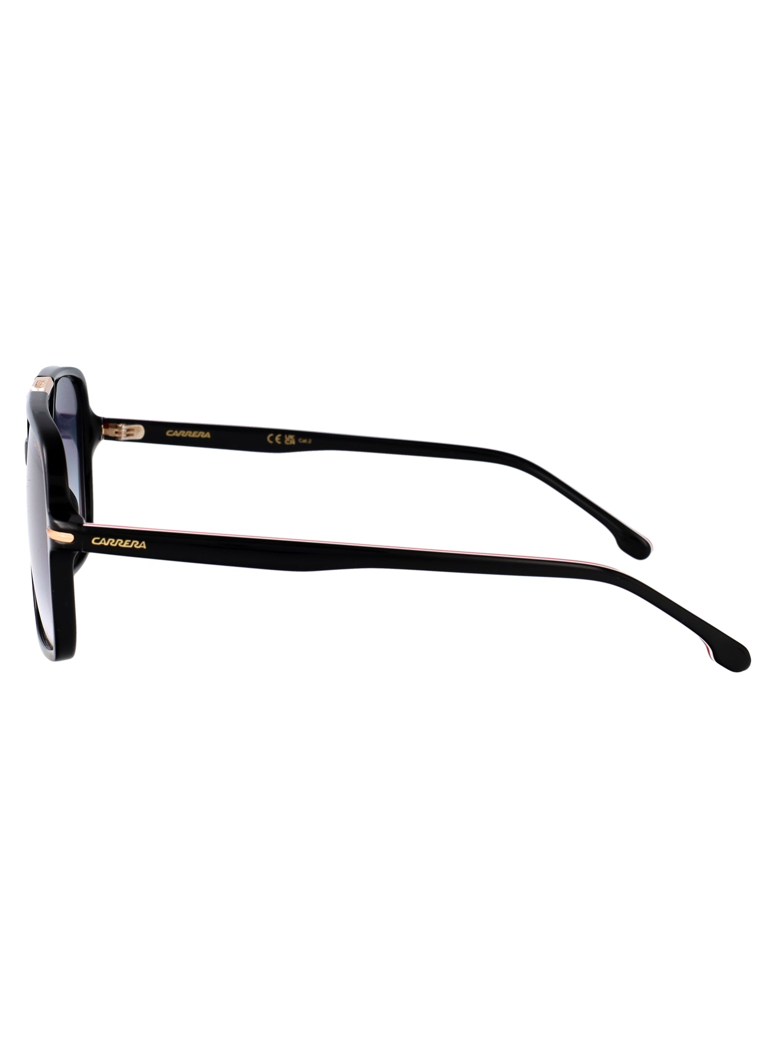 Carrera 350-S Black Gold Acetate Sunglasses