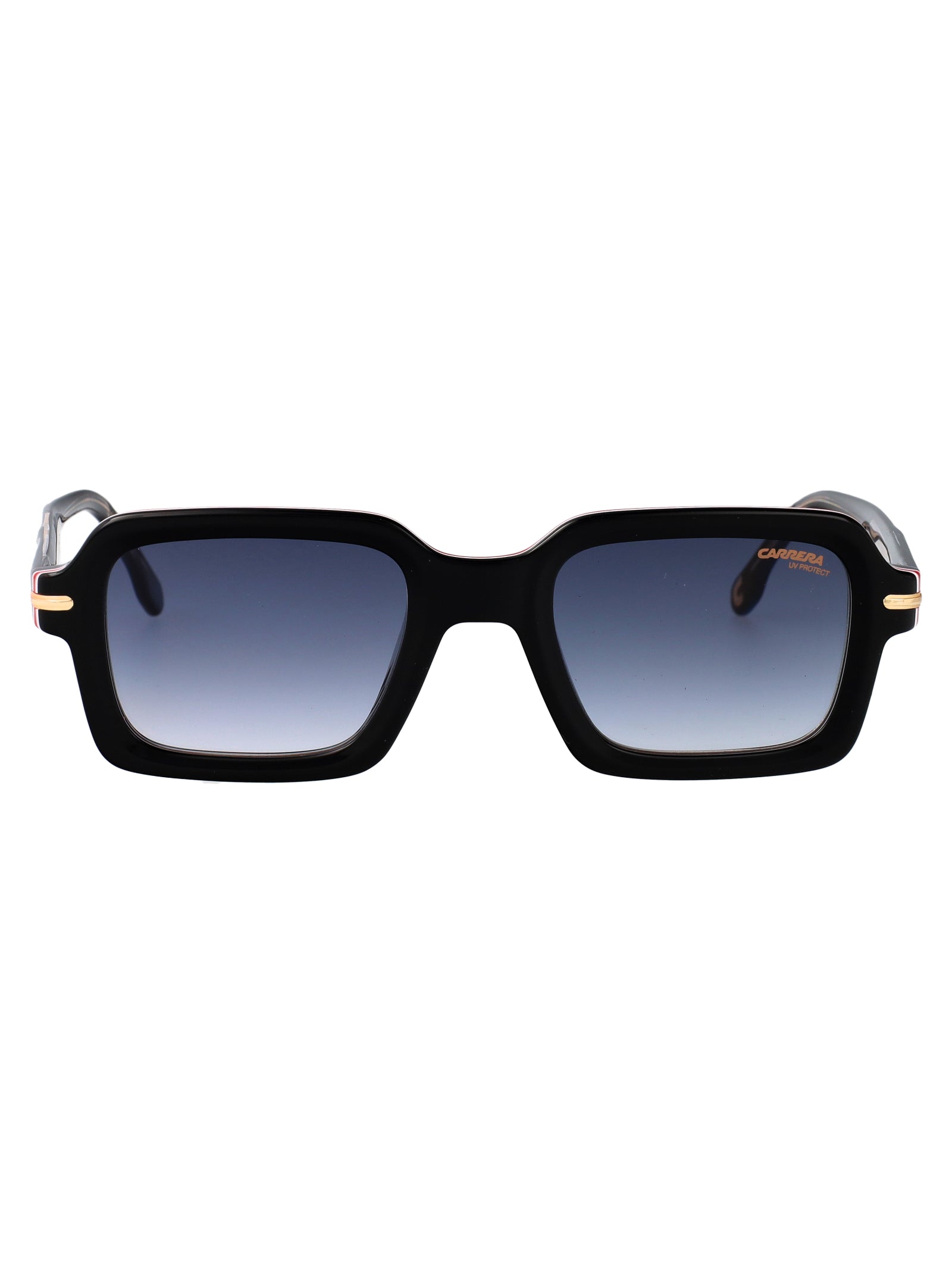 Carrera 358-S Black Gold Acetate Sunglasses