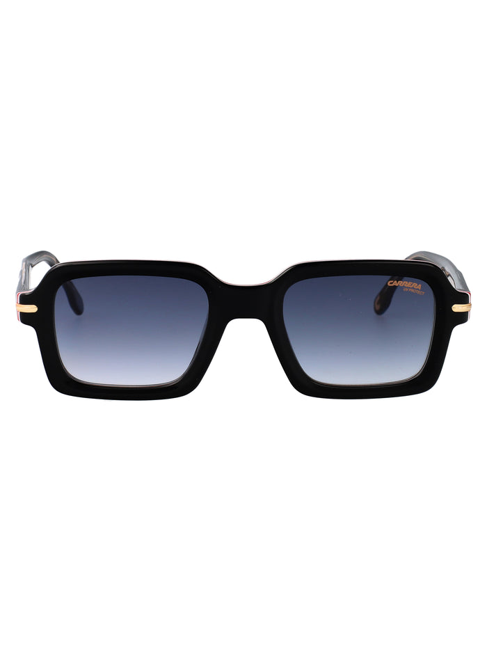 Carrera 358-S Black Gold Acetate Sunglasses