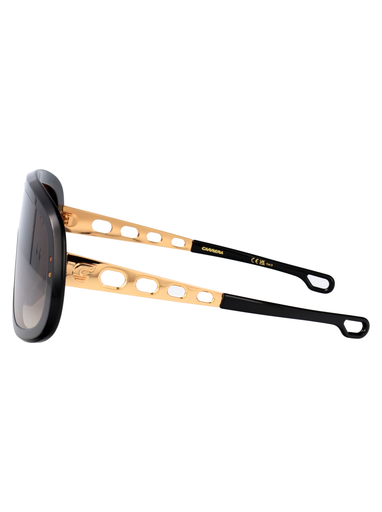 Flaglab 17 Black Gold Acetate Sunglasses