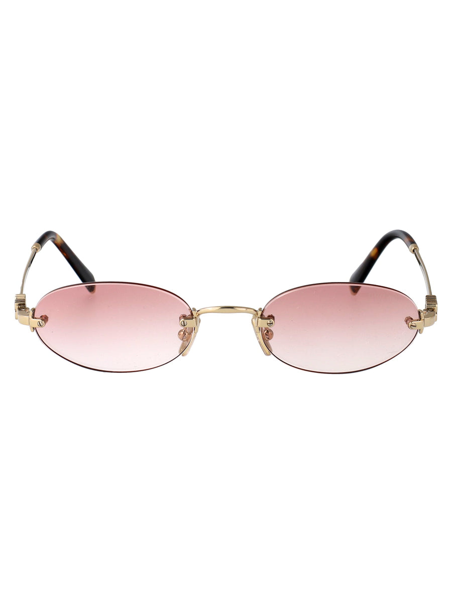 Sunglasses Pale Gold Metal