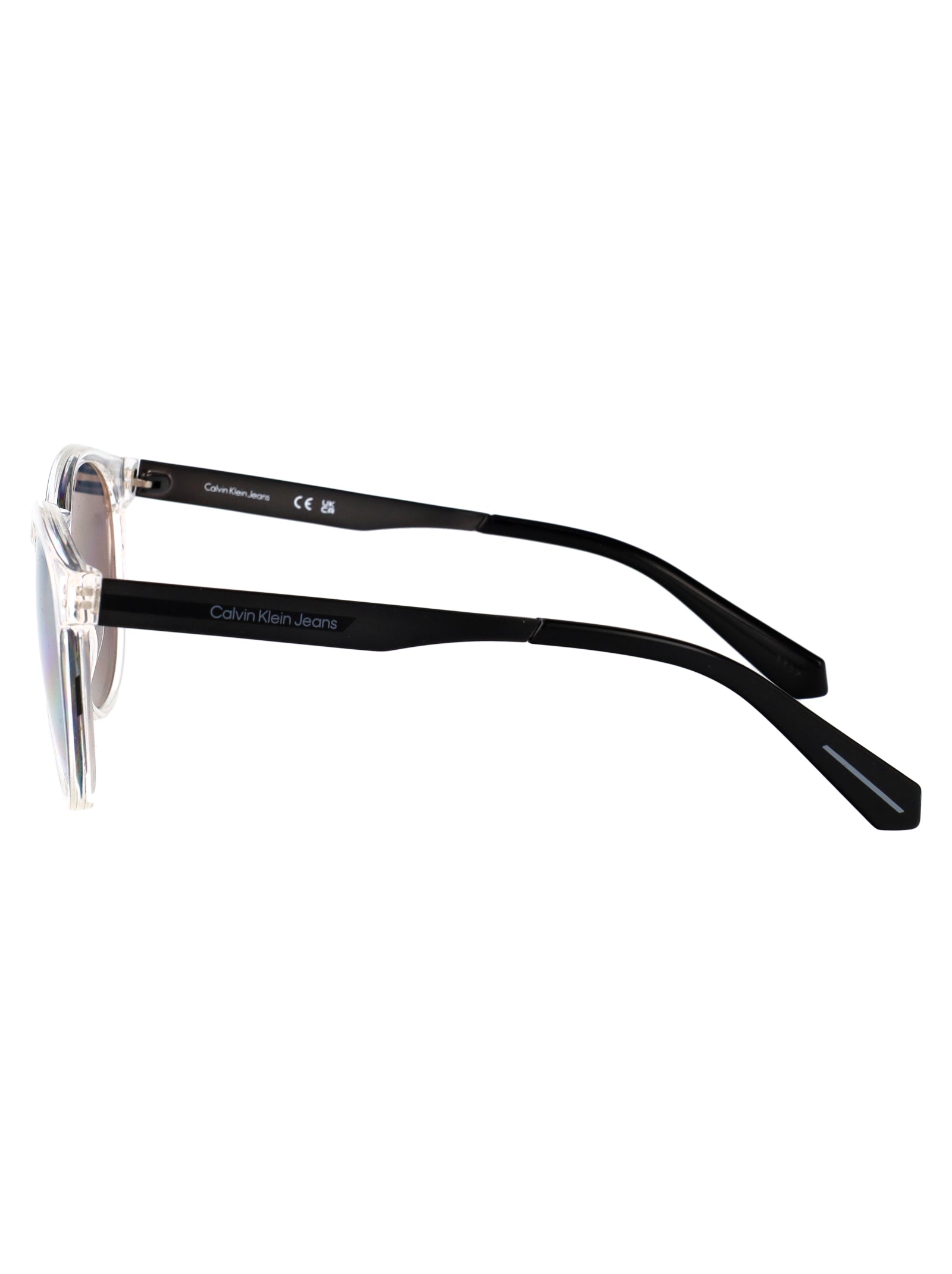 Ckj22643s Crystal Clear Acetate Sunglasses
