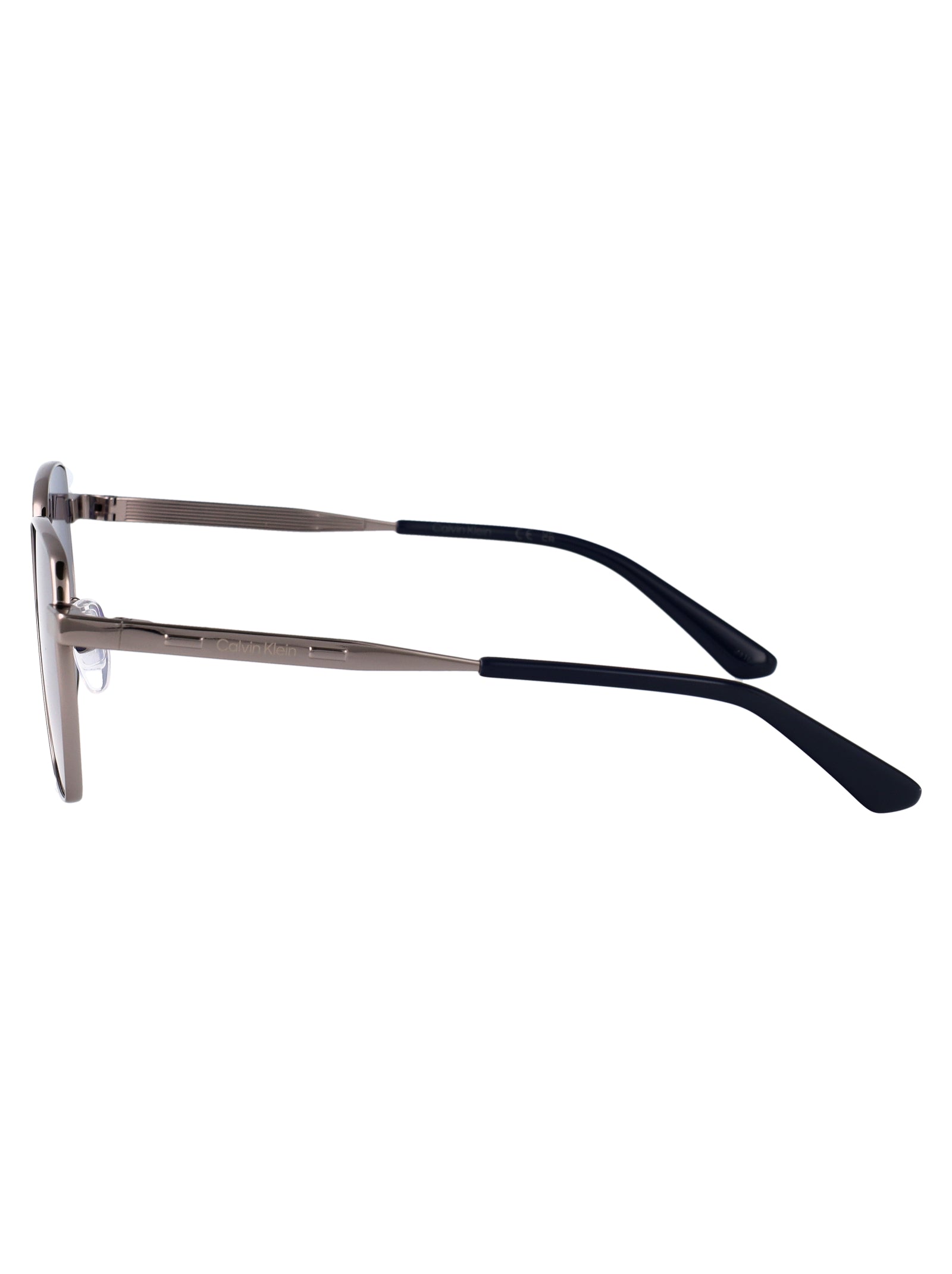 Ck25100s Light Gun Metal Sunglasses