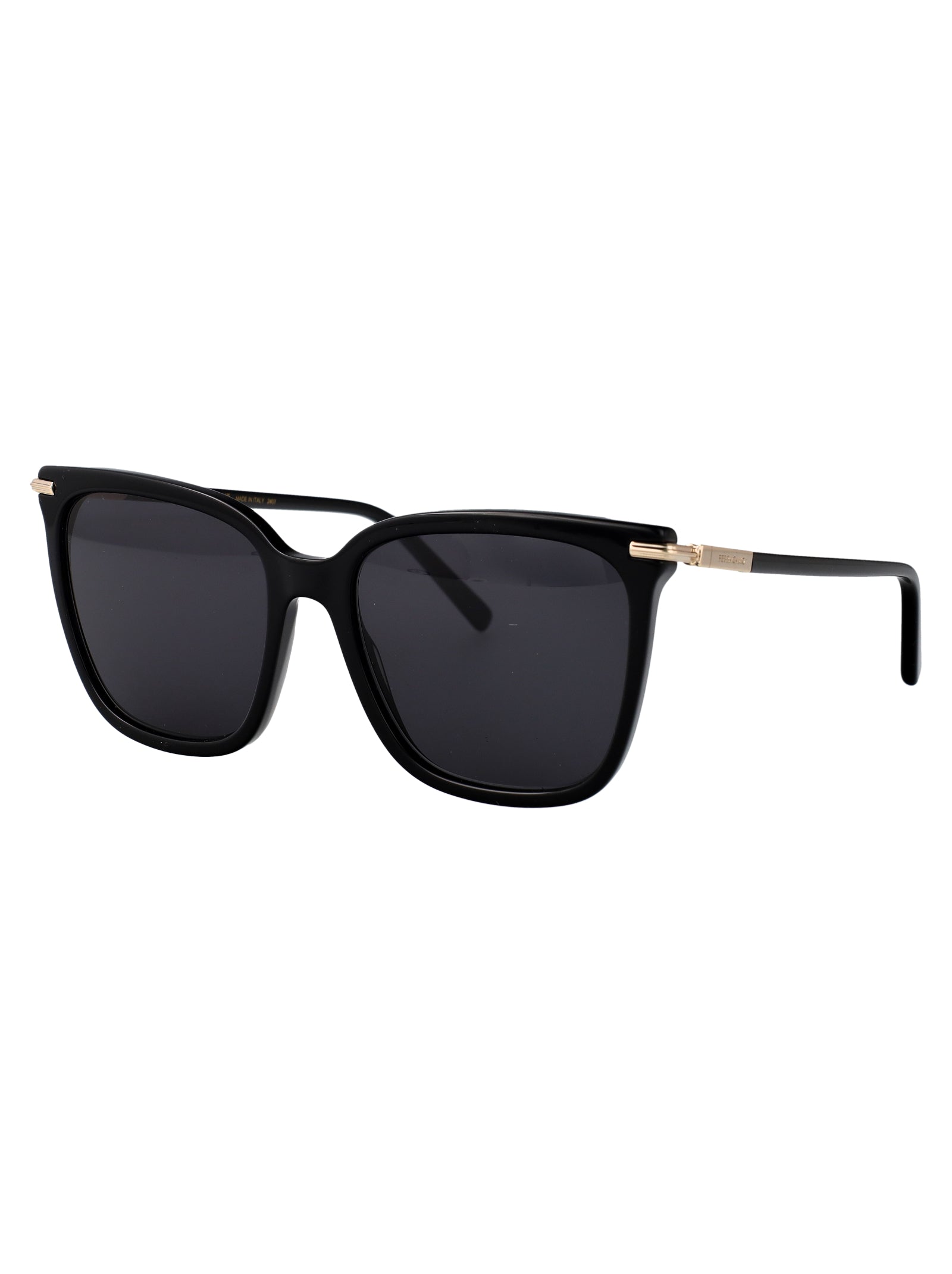 Sf2037s 1 Black Acetate Sunglasses