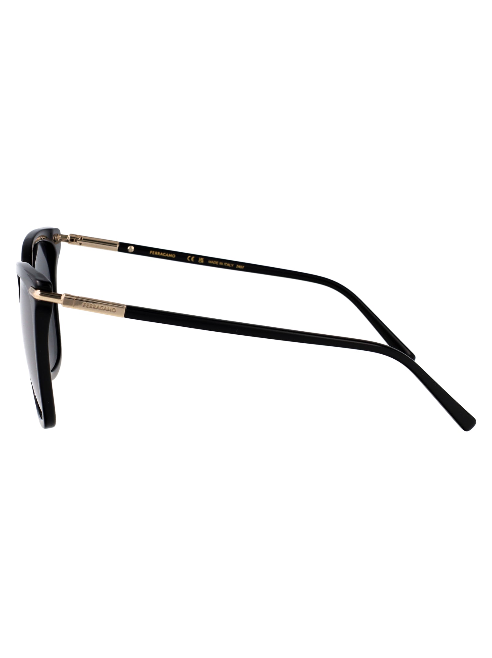 Sf2037s 1 Black Acetate Sunglasses