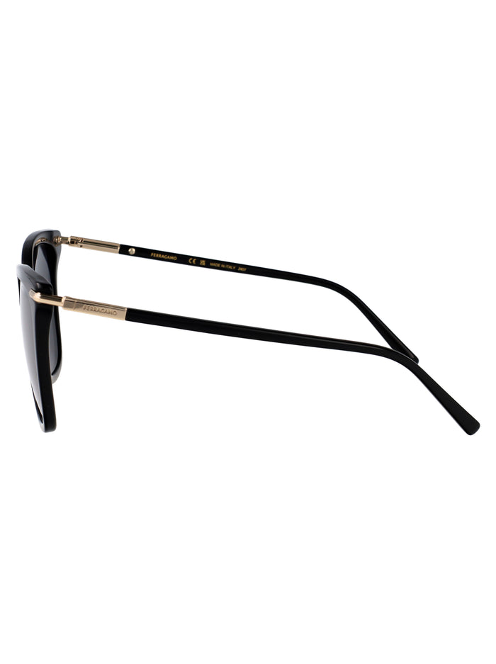 Sf2037s 1 Black Acetate Sunglasses