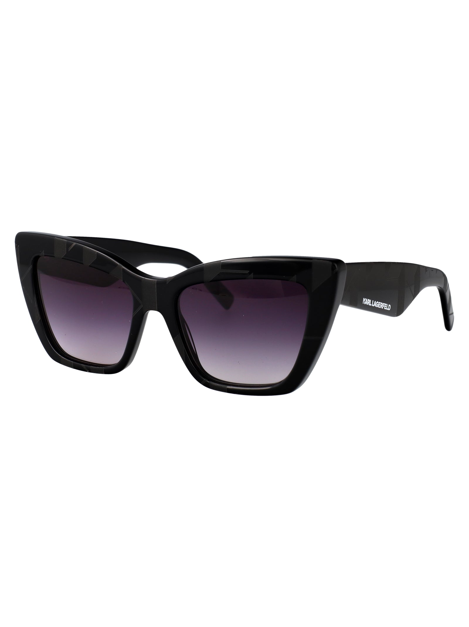 Kl6158s Black Acetate Sunglasses