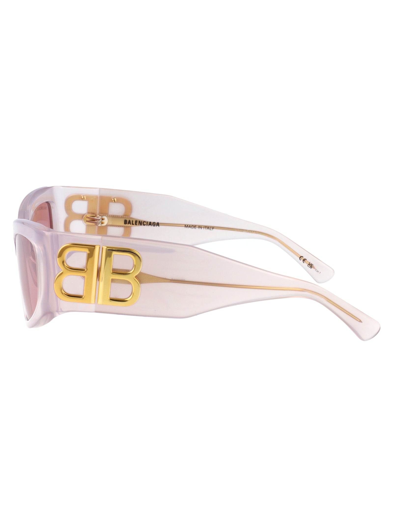 Bb0321s Ivory-ivory-grey Acetate Sunglasses