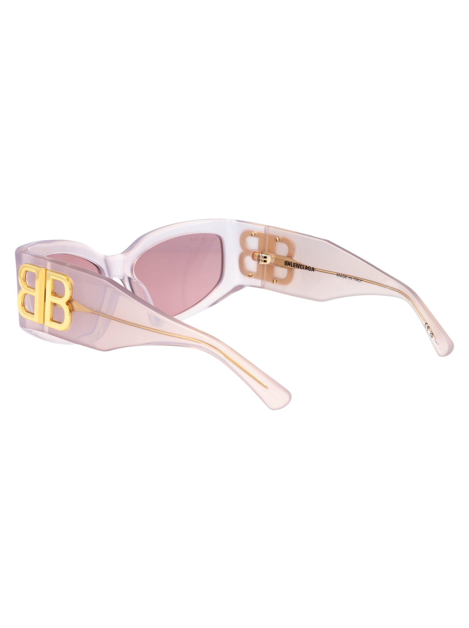 Bb0321s Ivory-ivory-grey Acetate Sunglasses