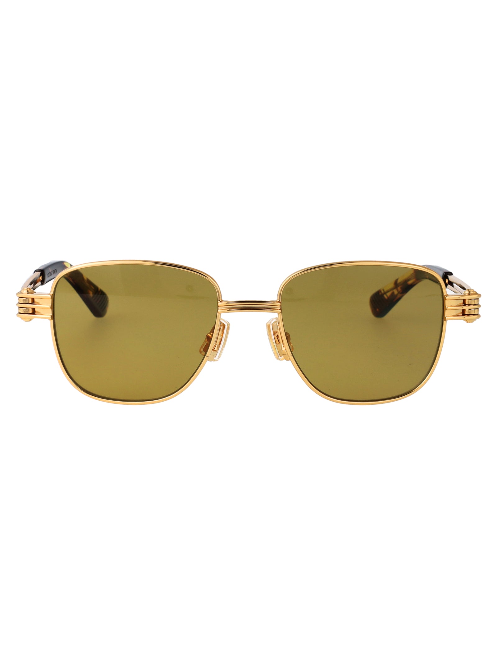 Bv1380s Gold-gold-yellow Metal Sunglasses