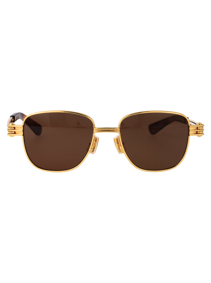 Bv1380s 003 Gold-gold-brown Metal Sunglasses