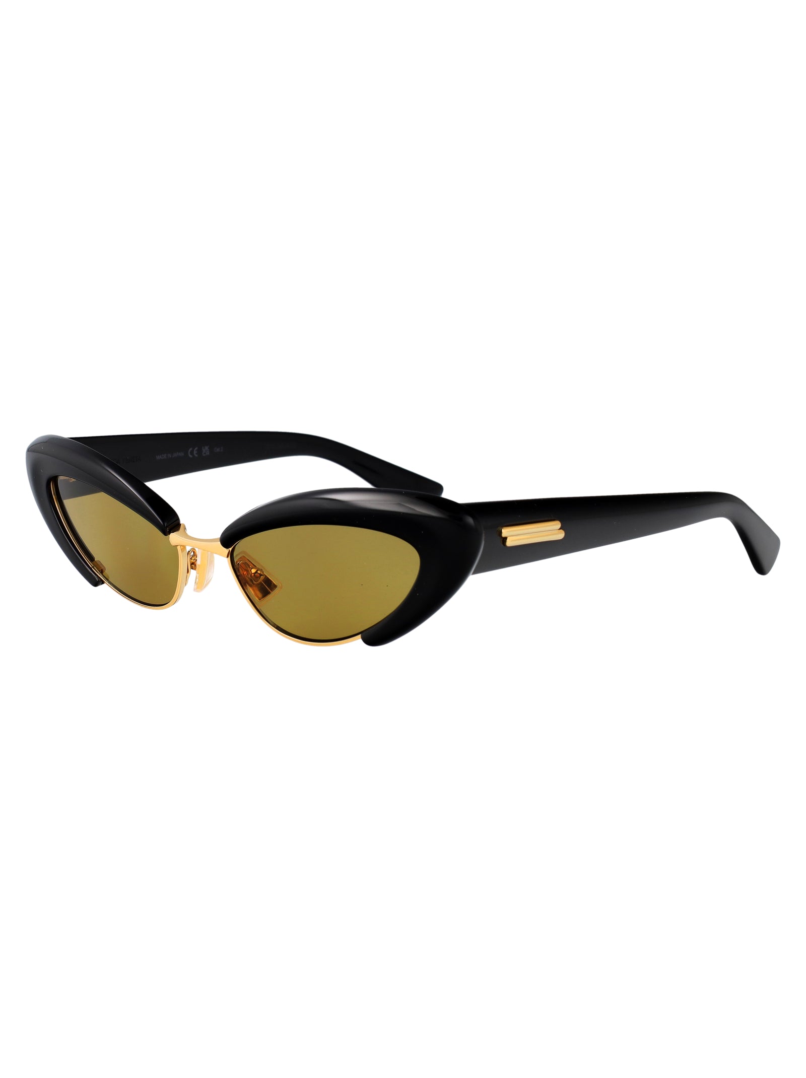 Bv1387s 001 Black-black-yellow Recycled Acetate Sunglasses