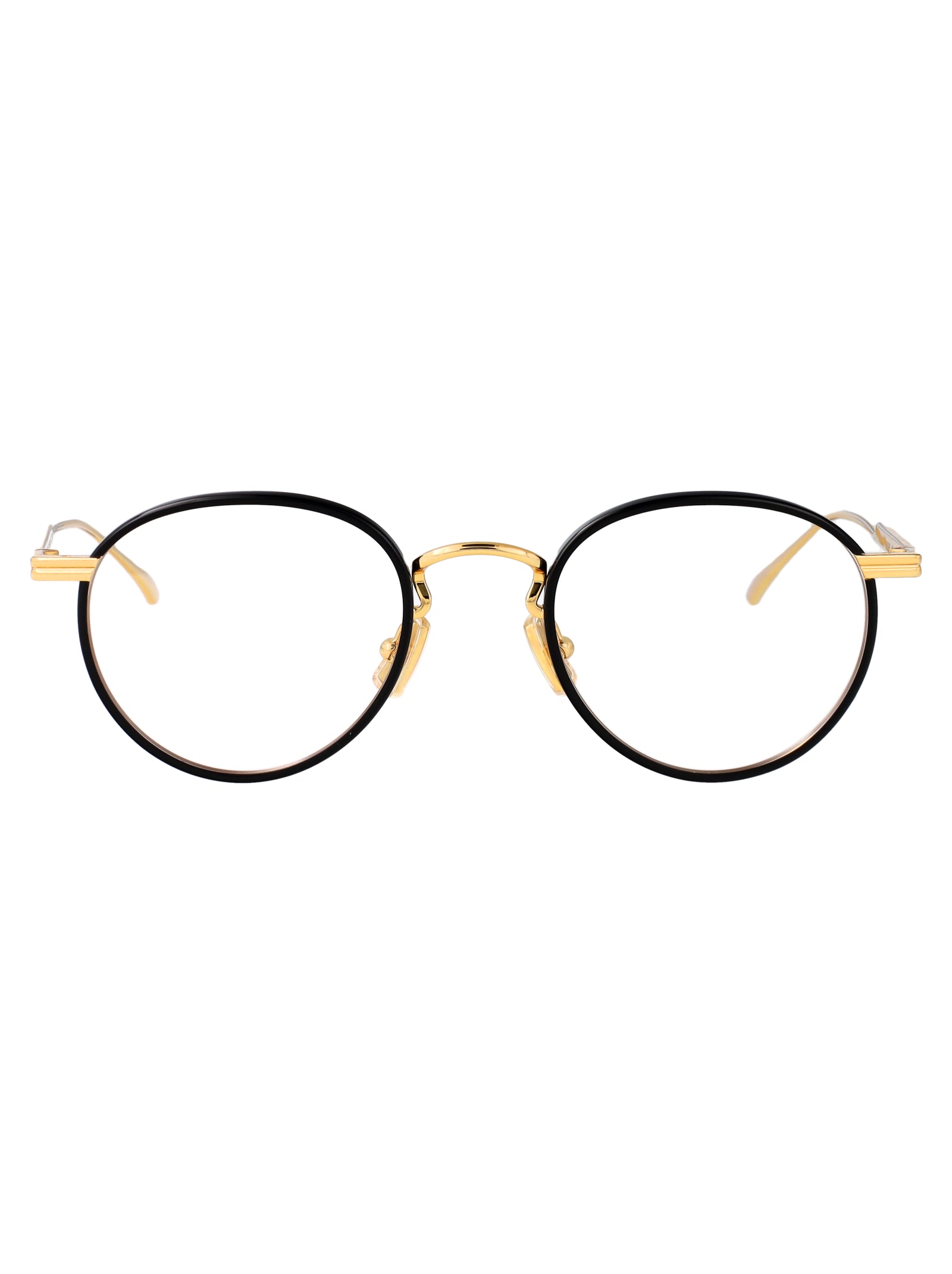 Bv1389s 006 Gold-gold-transparent Metal Sunglasses