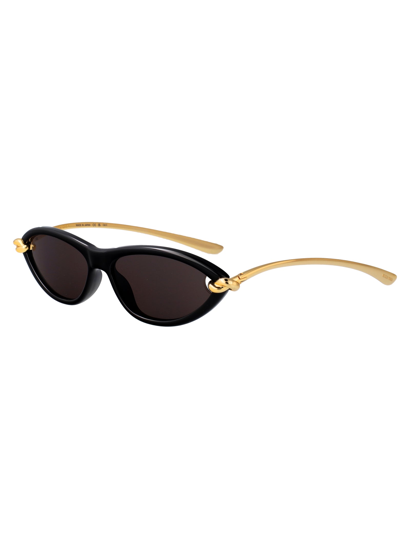 Bv1390s 001 Black-gold-grey Injected Sunglasses