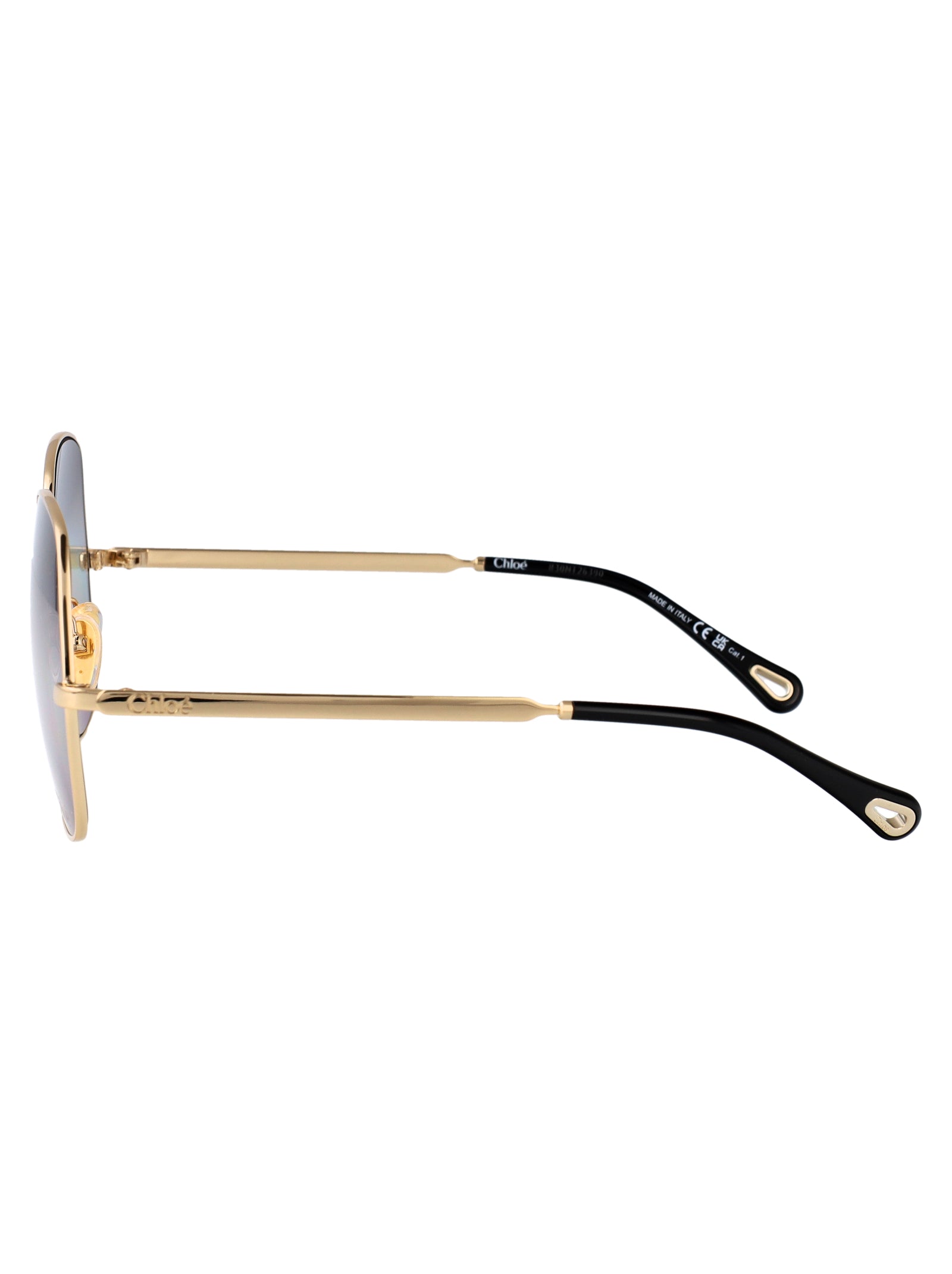 Ch0282s 001 Gold-gold-grey Metal Sunglasses