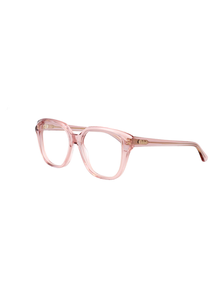 Pink-pink-transparent Recycled Acetate Optical