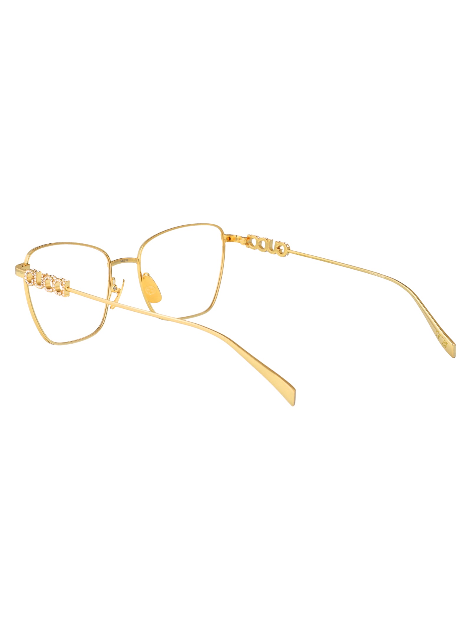 Gg1807o 001 Gold-gold-transparent Metal Optical