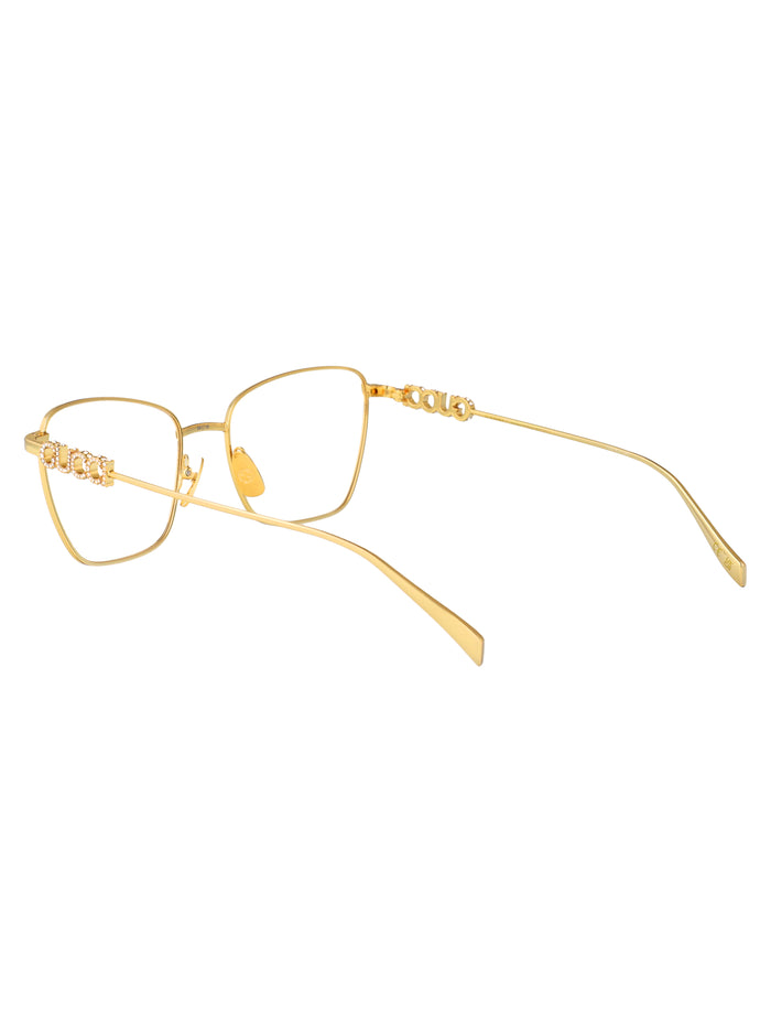 Gg1807o 001 Gold-gold-transparent Metal Optical