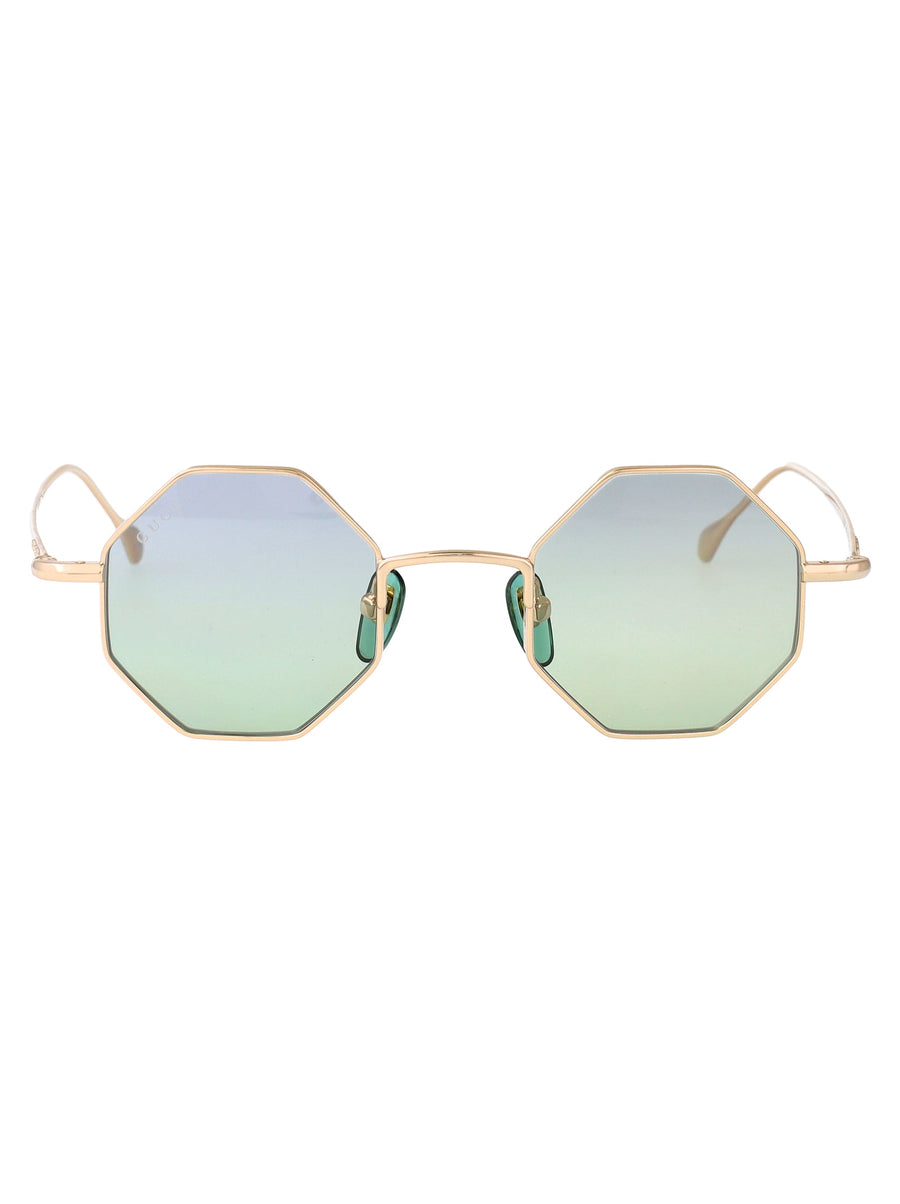 Sunglasses Gg1814s Gold-Light Blue Gold/gold/light Metal