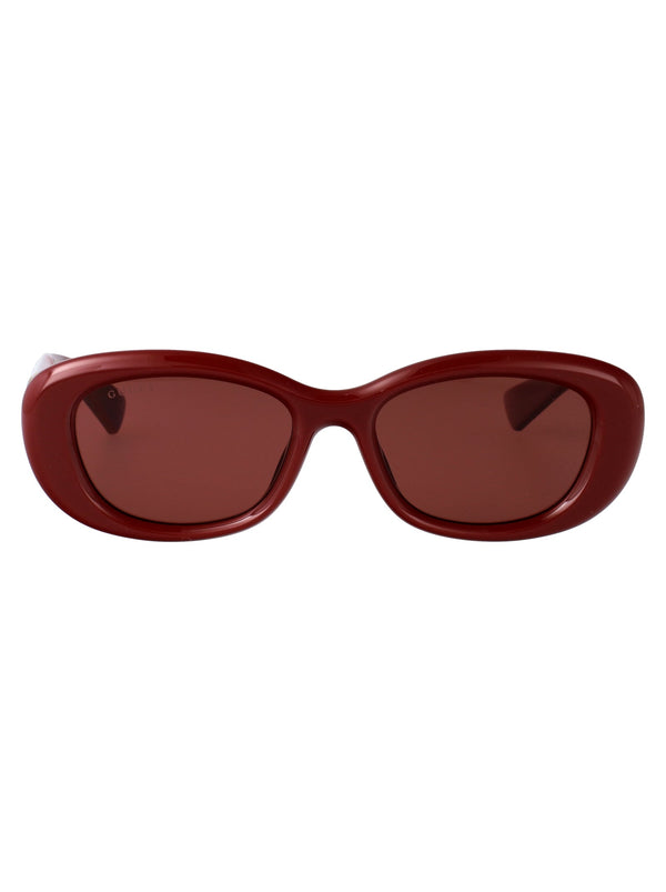 Sunglasses Burgundy Injected Shape Burgundy/red