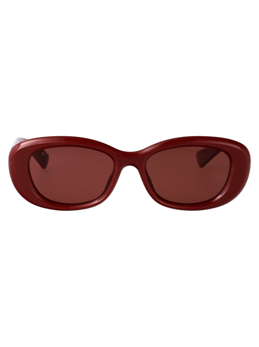 Sunglasses Burgundy Injected Shape Burgundy/red