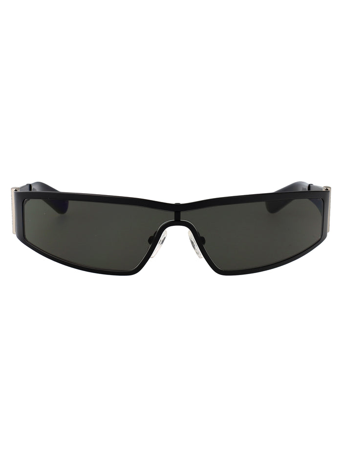 Am0491s 001 Black-black-grey Metal Sunglasses