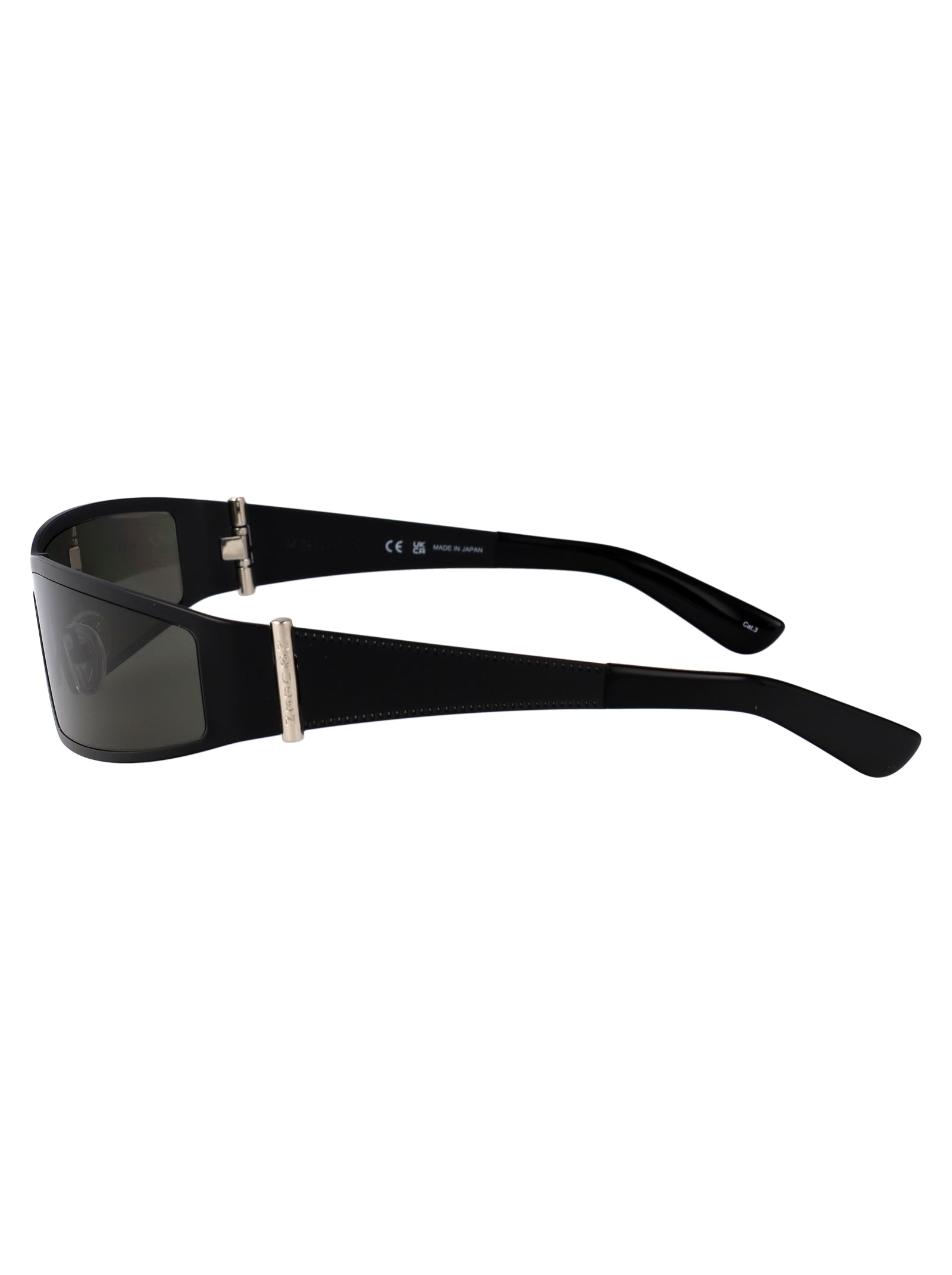 Am0491s 001 Black-black-grey Metal Sunglasses