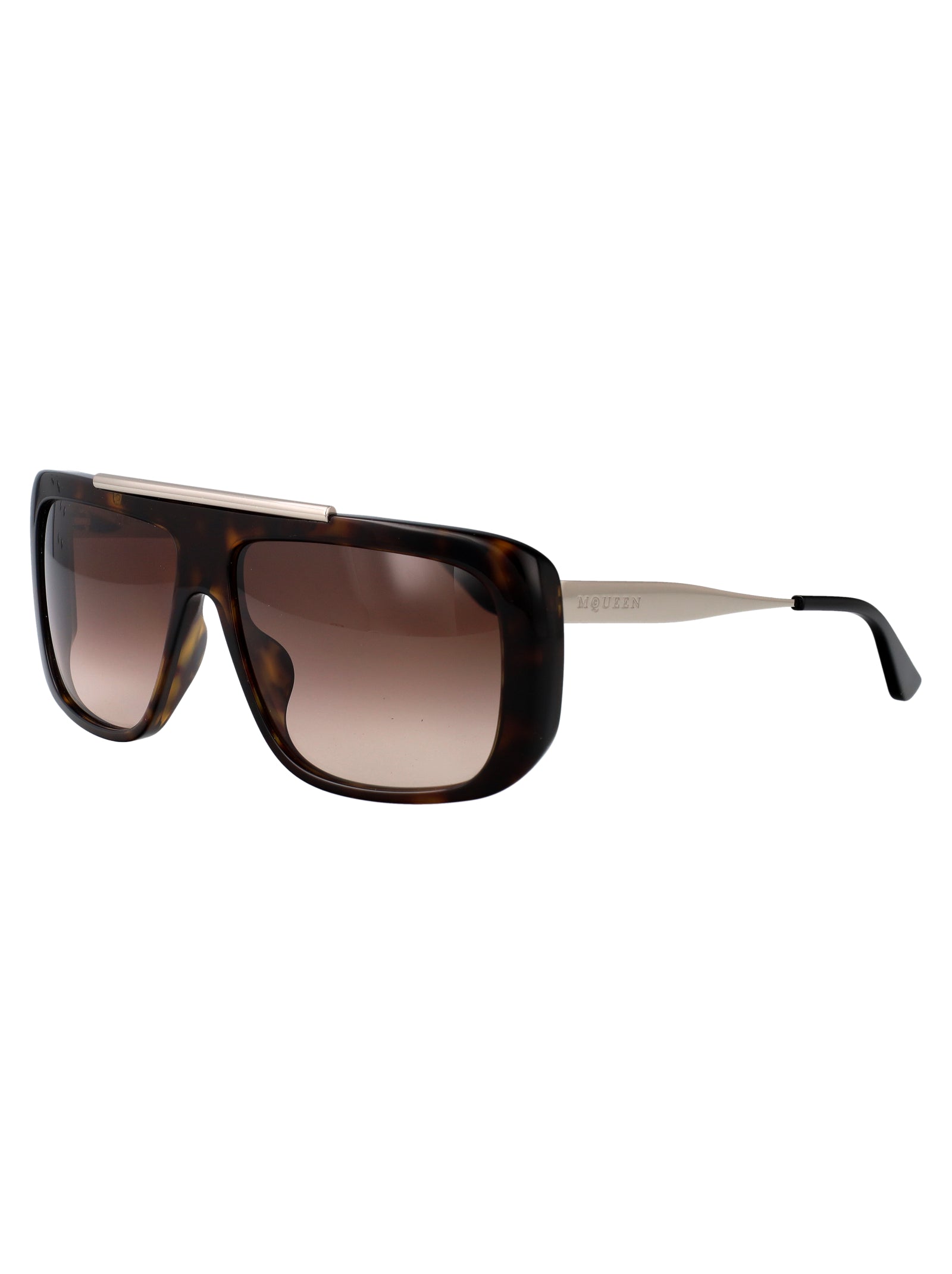 Am0492s 003 Havana-silver-brown Recycled Acetate Sunglasses
