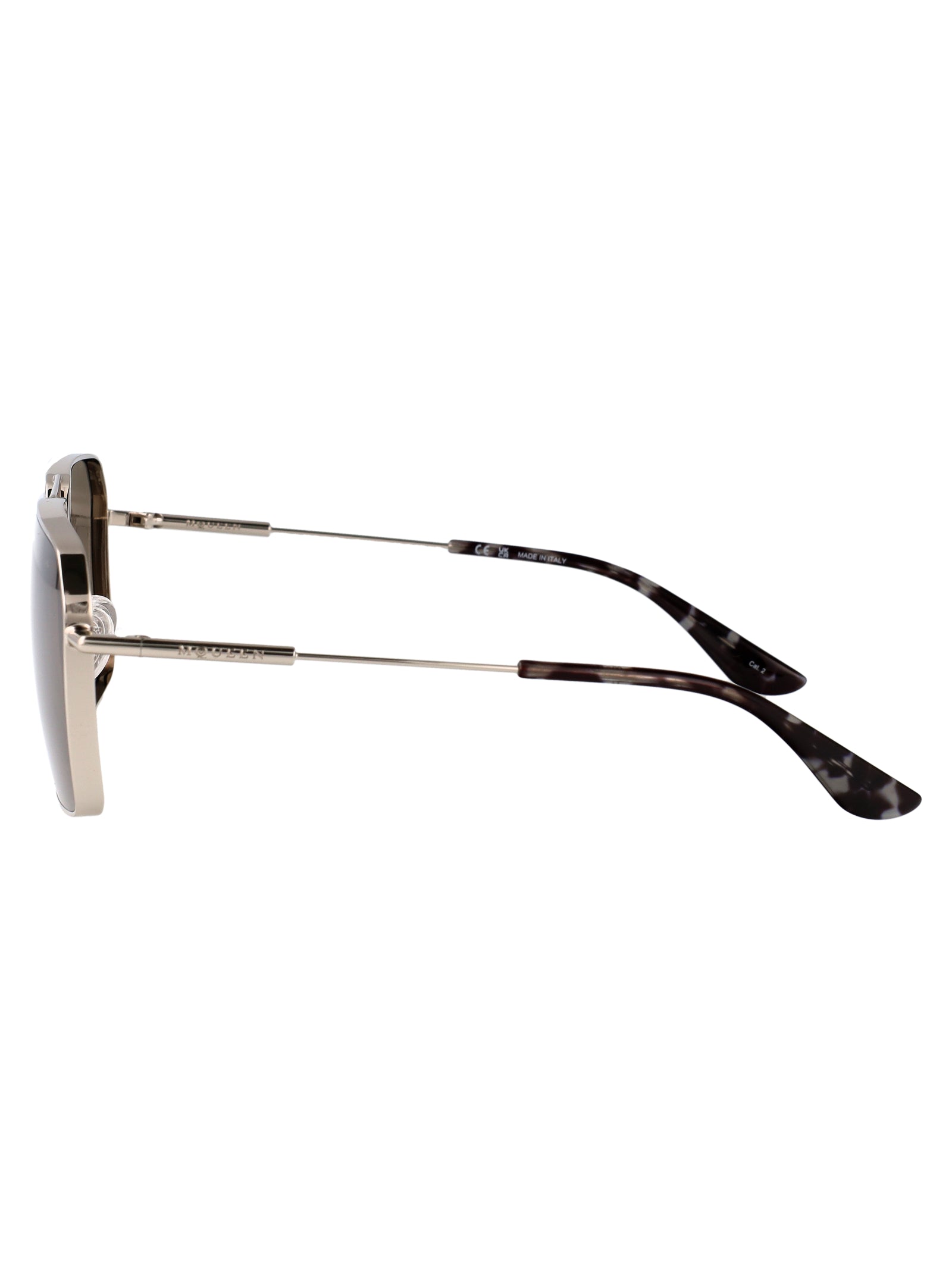 Am0500s 002 Silver-silver-brown Metal Sunglasses