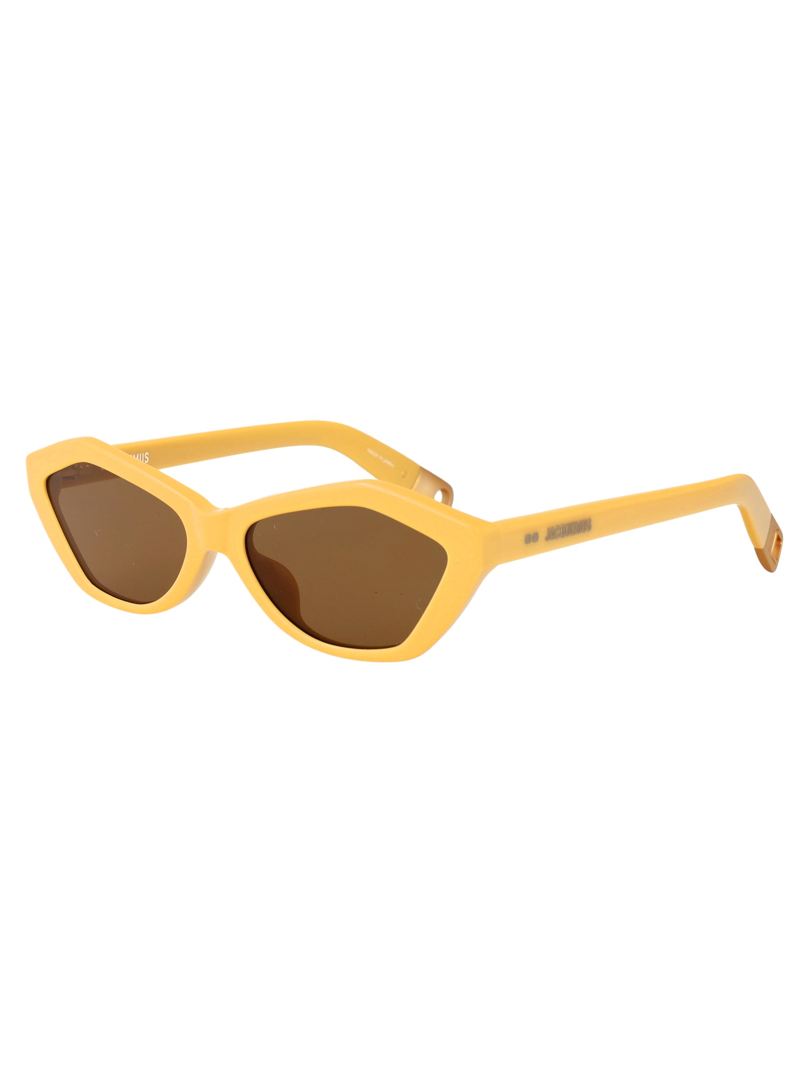 Jac42c7sun C7 Banana/ Matt Gold/ Brown Acetate Sunglasses