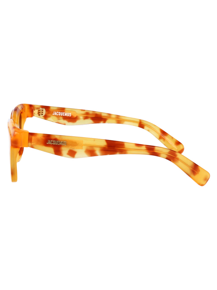 Jac109c4sun C4 Beige T-shell/ Silver/ Brown Acetate Sunglasses