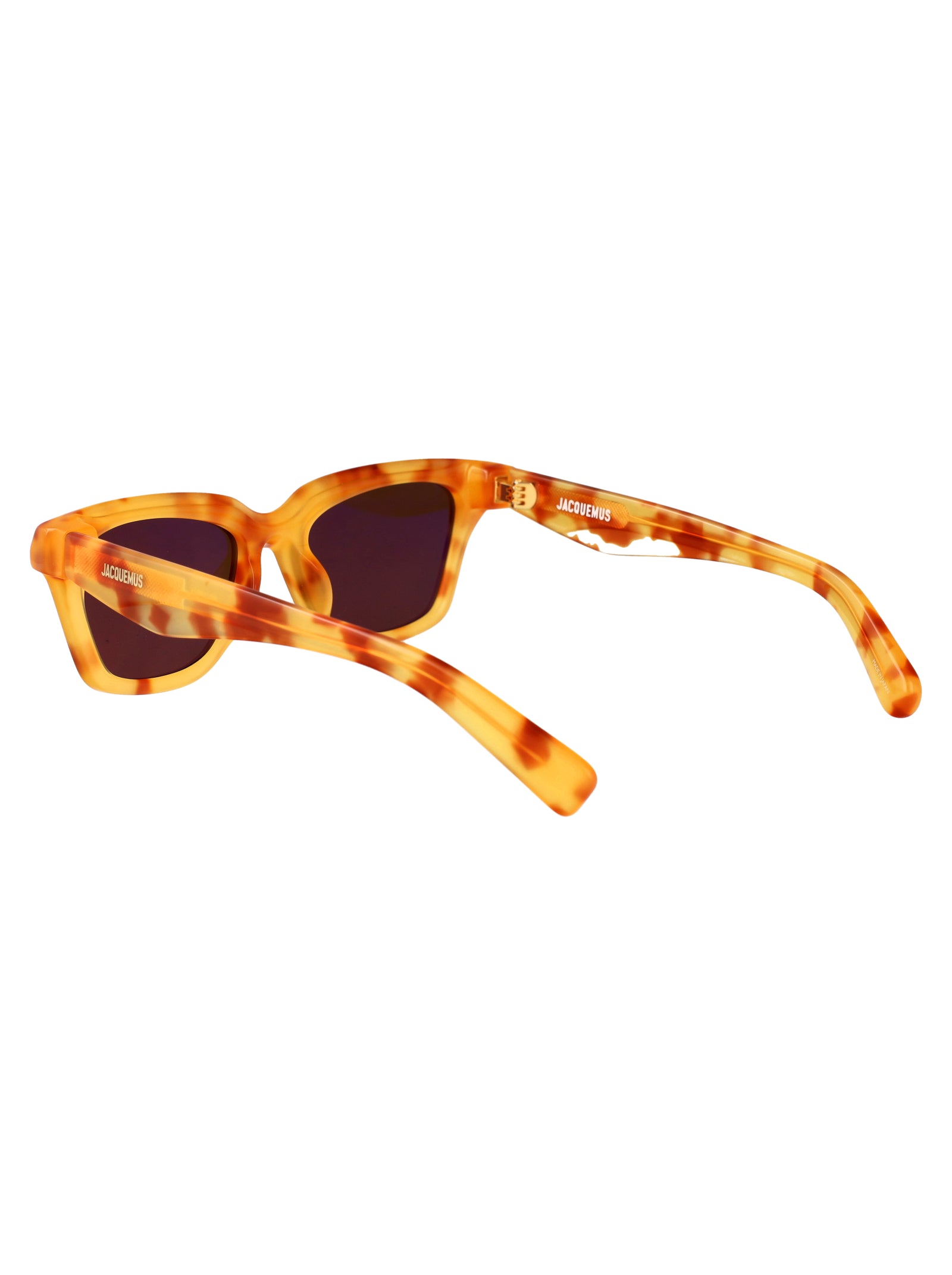 Carre Beige T-shell/ Silver/ Brown Acetate Sunglasses