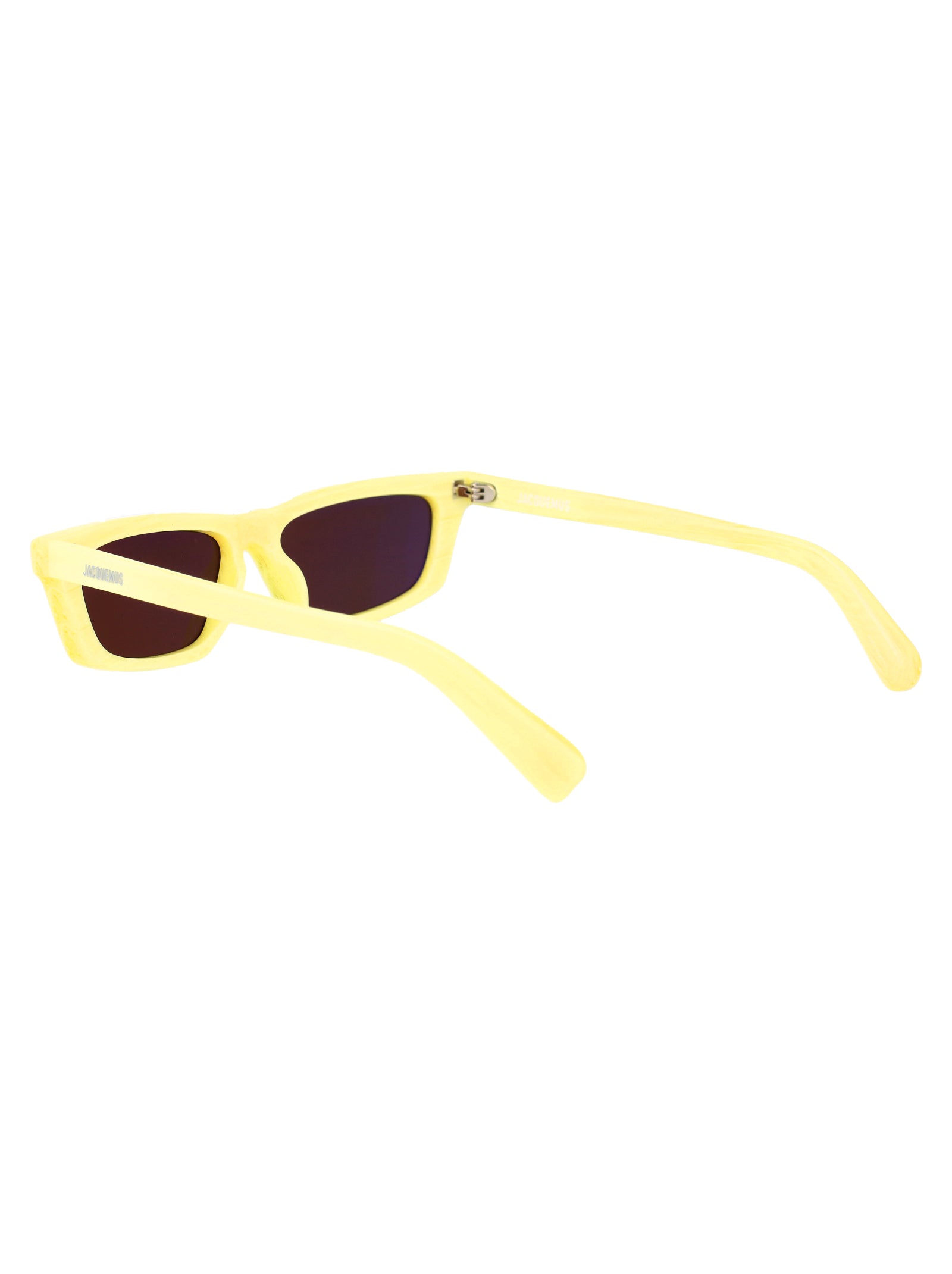 Jac136c3sun C3 Pastel Yellow Stripe/ Silver/ Brown Acetate Sunglasses