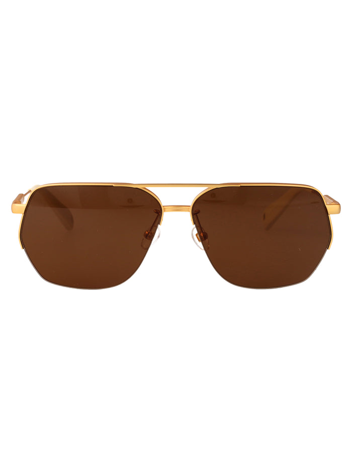 Jac67c1sun C1 Matt Gold/ Sand/ Yellow Stainless Steel Sunglasses