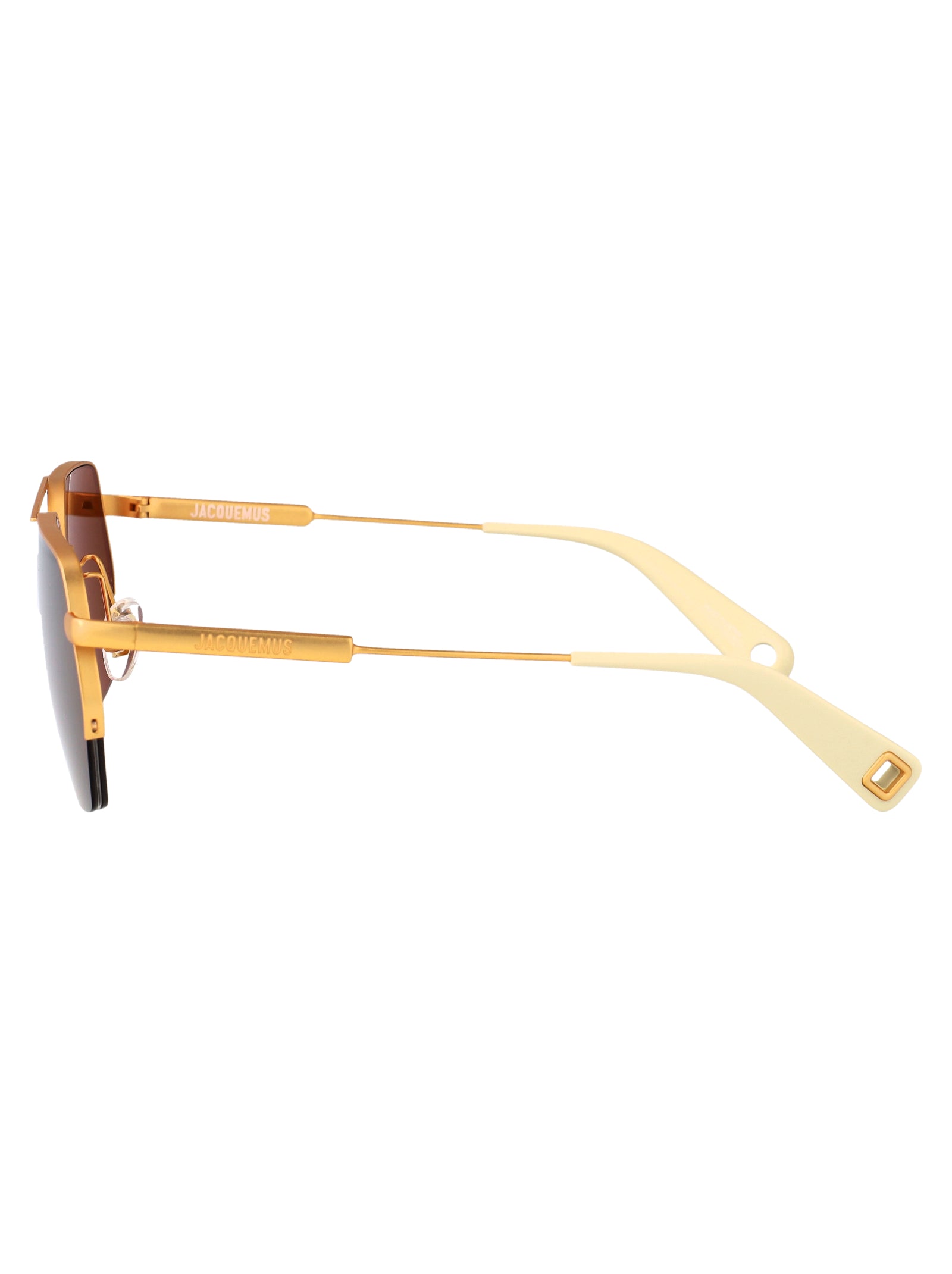 Jac67c1sun C1 Matt Gold/ Sand/ Yellow Stainless Steel Sunglasses
