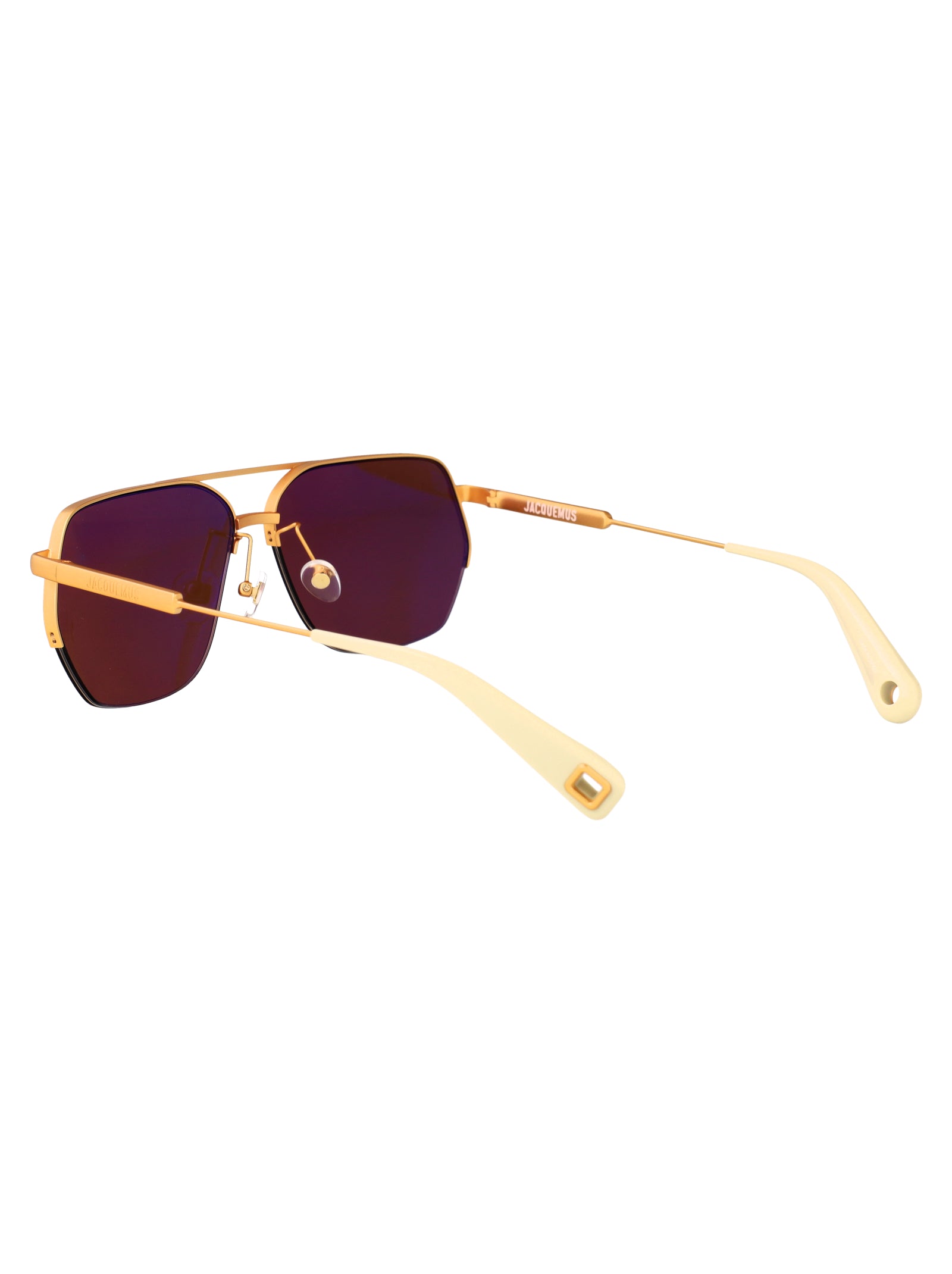 Jac67c1sun C1 Matt Gold/ Sand/ Yellow Stainless Steel Sunglasses