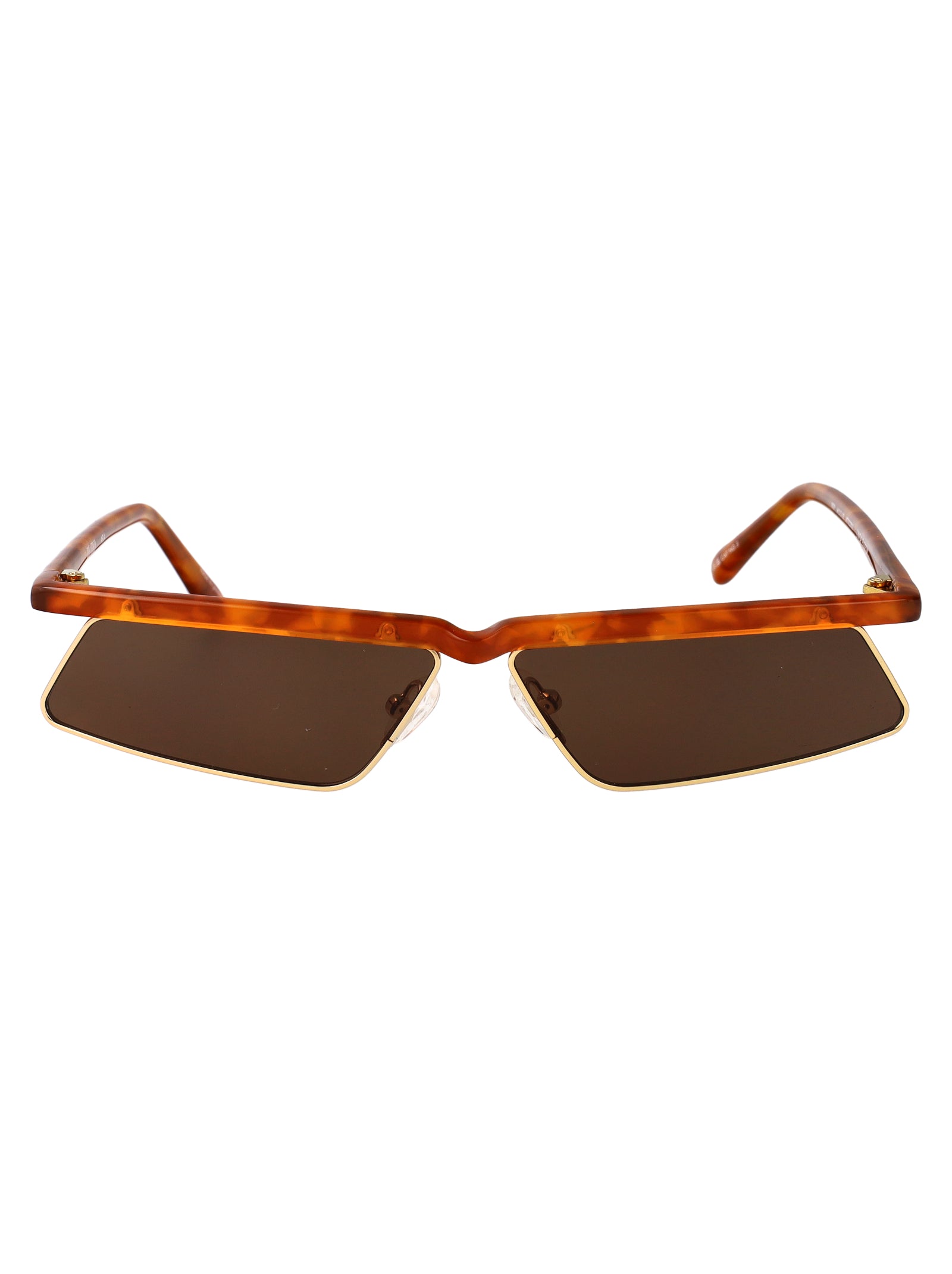 Aria Yellow Gold/ Blonde T-shell/ Brown Stainless Steel Sunglasses