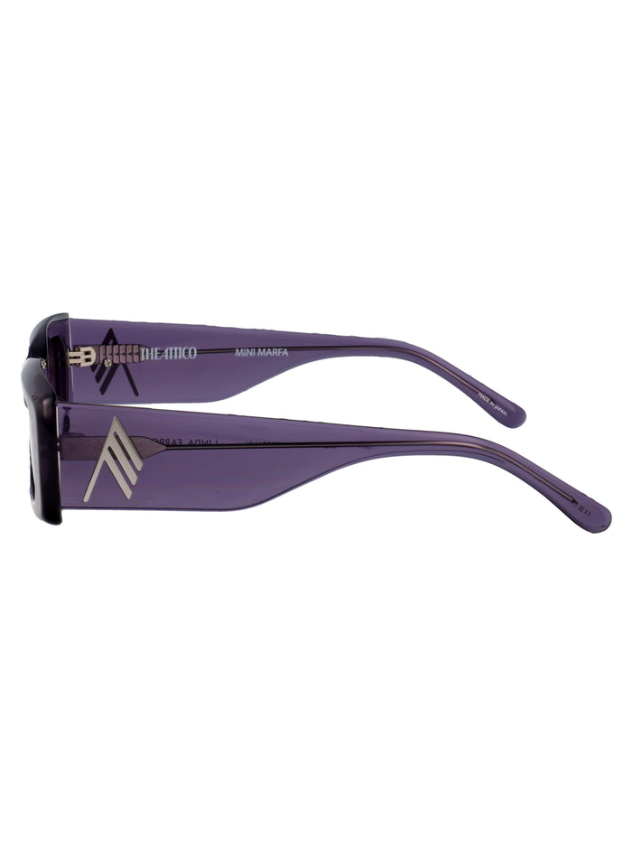 Attico16c26sun C26 Purple/ Silver/ Purple Acetate Sunglasses