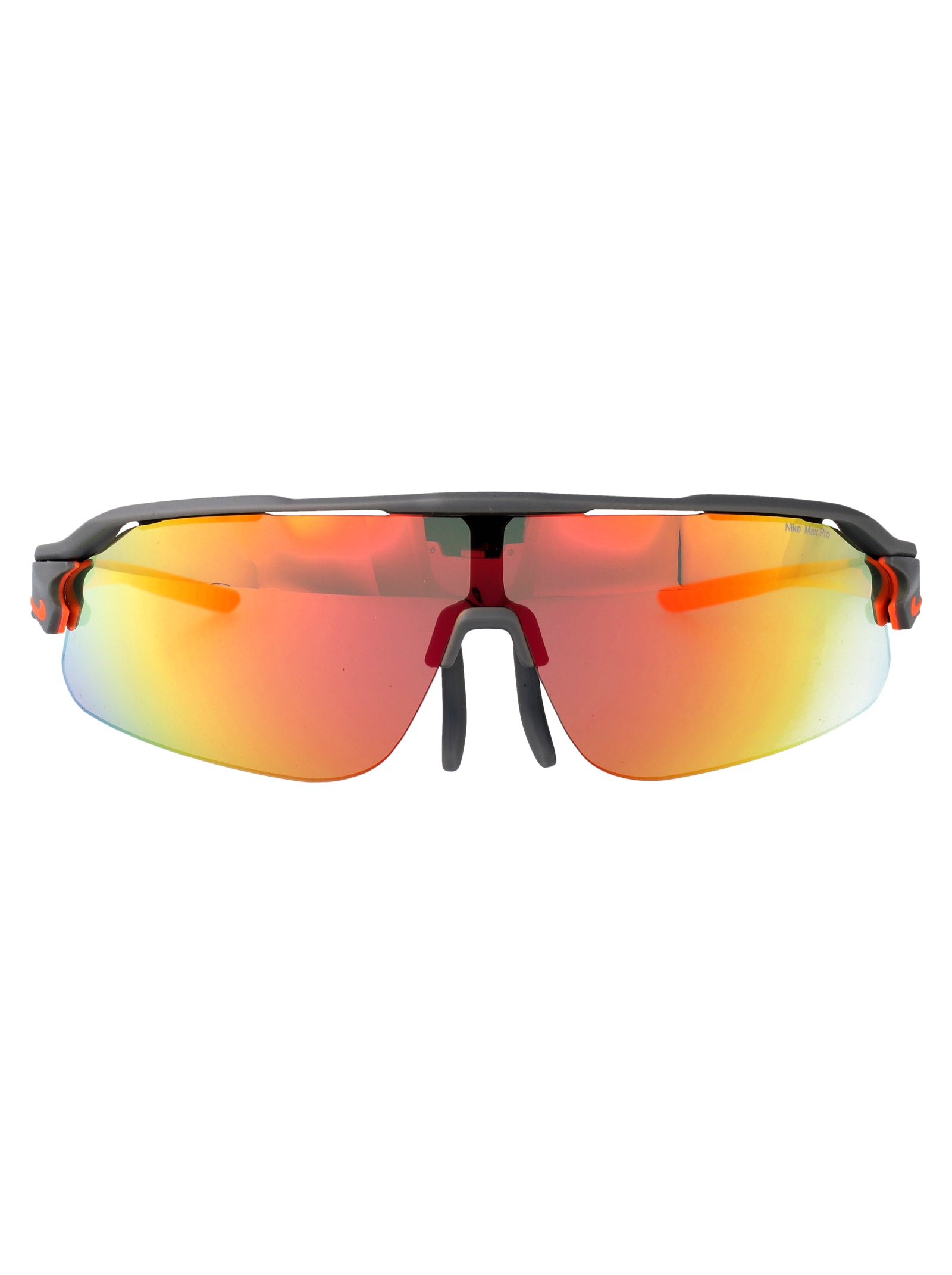 NIKE FLYFREE SHIELD E Mt Smok Gry/road Orag Mir/ Clr Acetate Sunglasses