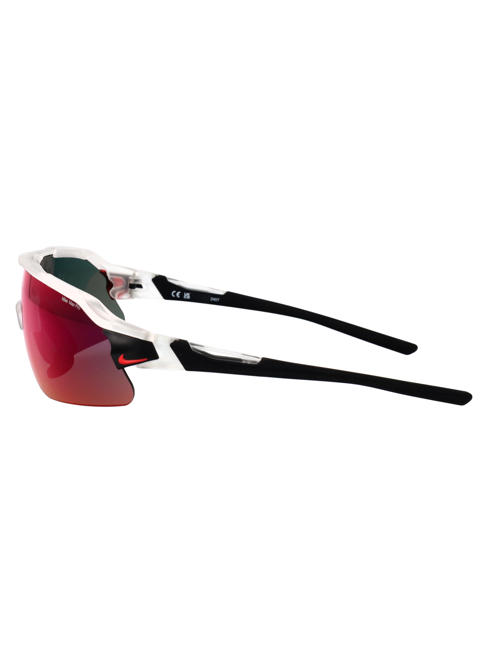 NIKE FLYFREE SHIELD E Mt Smok Gry/road Orag Mir/ Clr Acetate Sunglasses