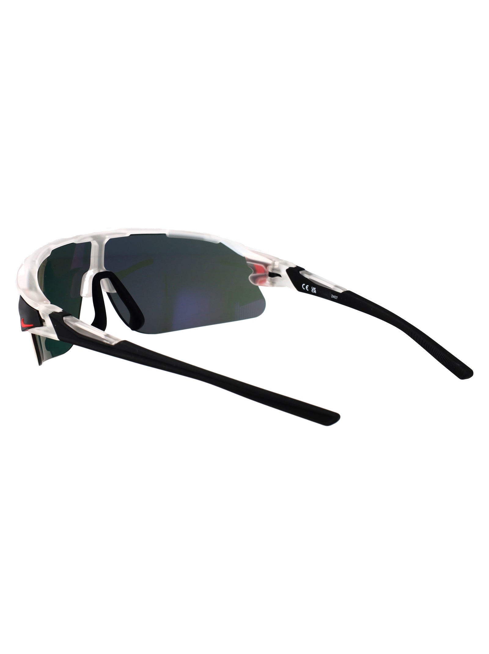 NIKE FLYFREE SHIELD E Mt Smok Gry/road Orag Mir/ Clr Acetate Sunglasses