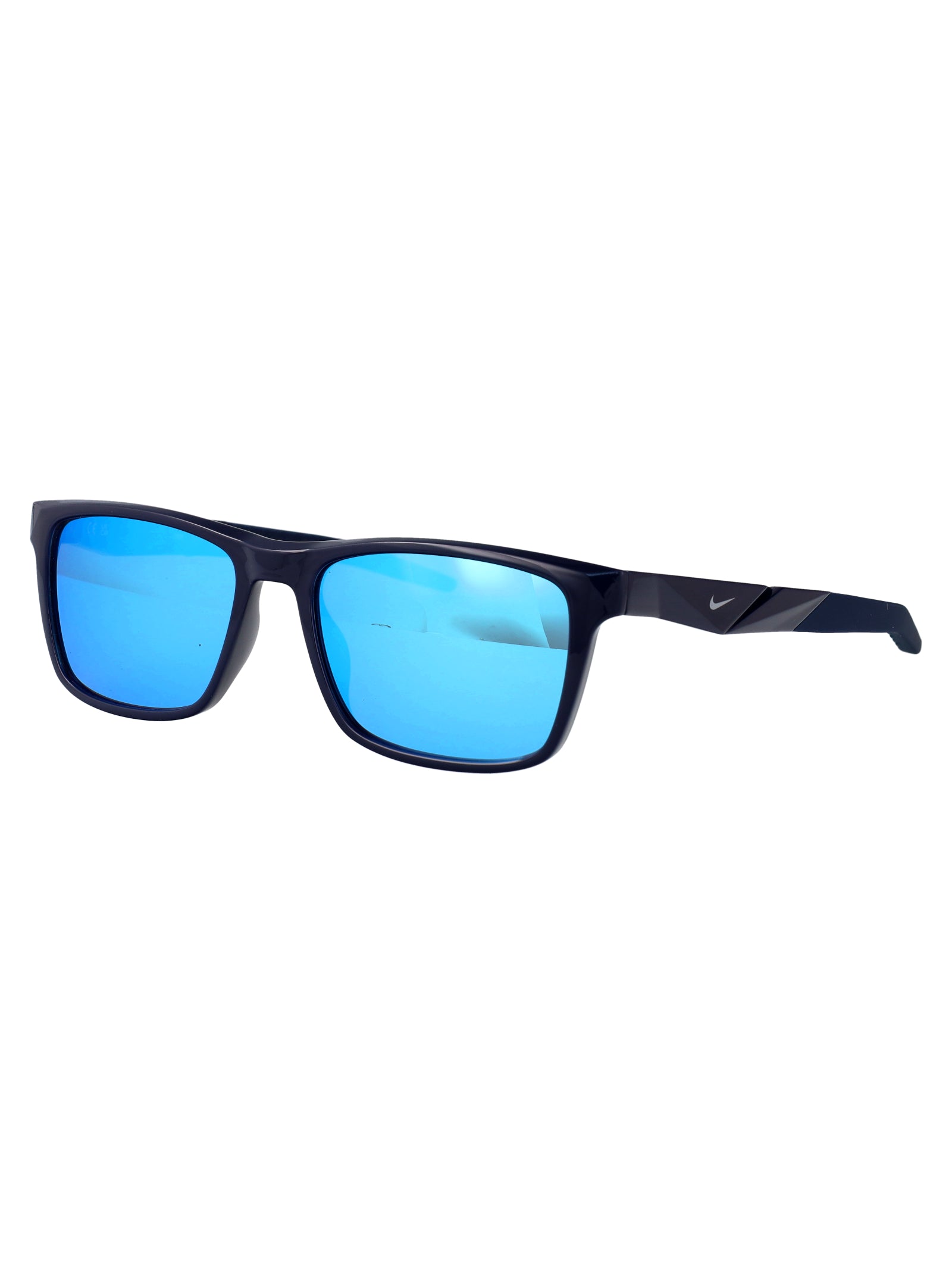 Nike Embar P Navy / Polar Blue Mirror Acetate Sunglasses
